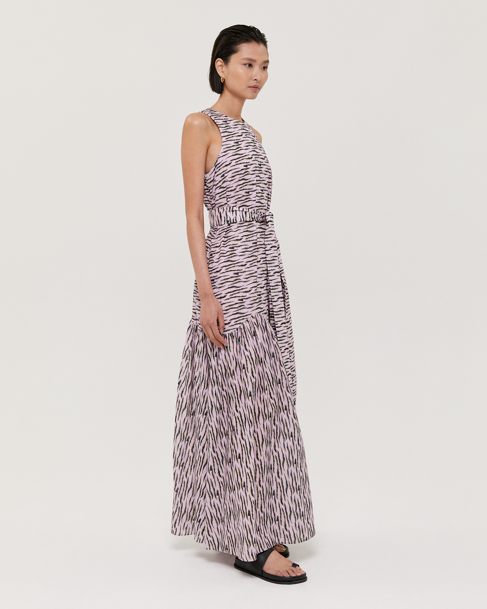 Zeina Belted Maxi Dress