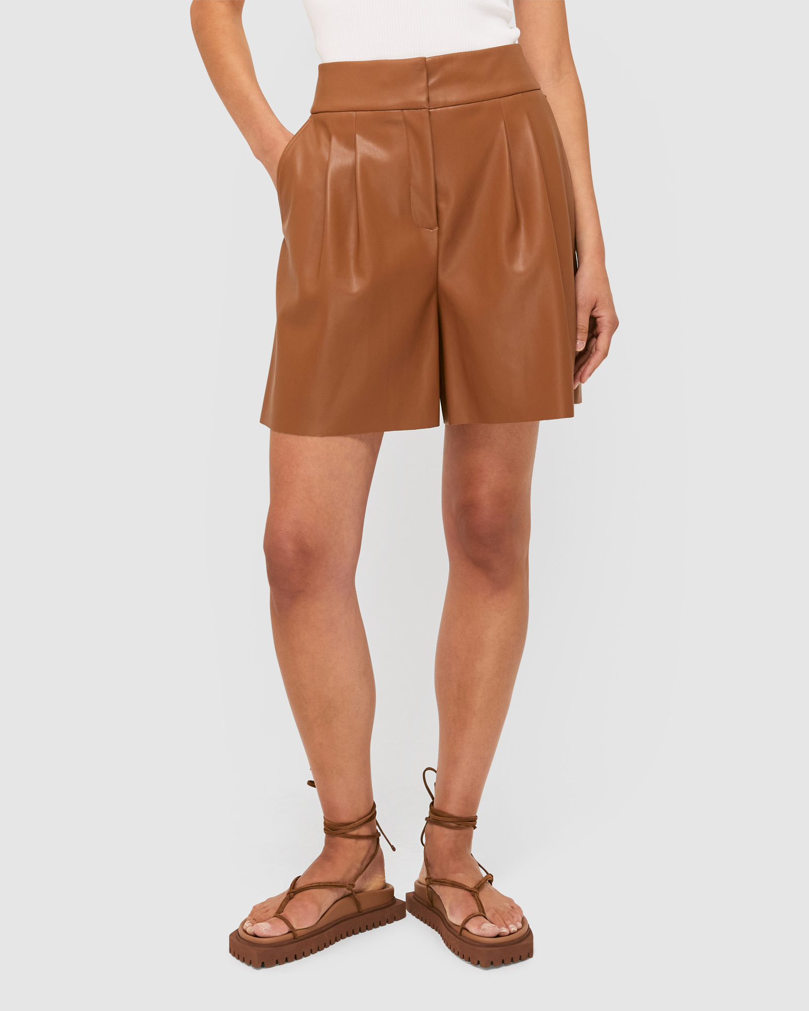 Viv Vegan Leather Short