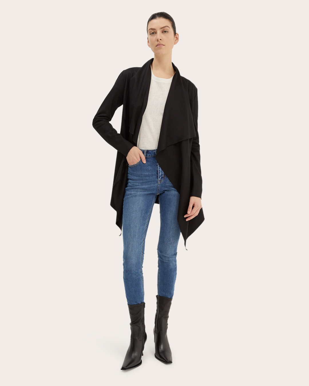 Karlie Merino Wool Knit Cardigan