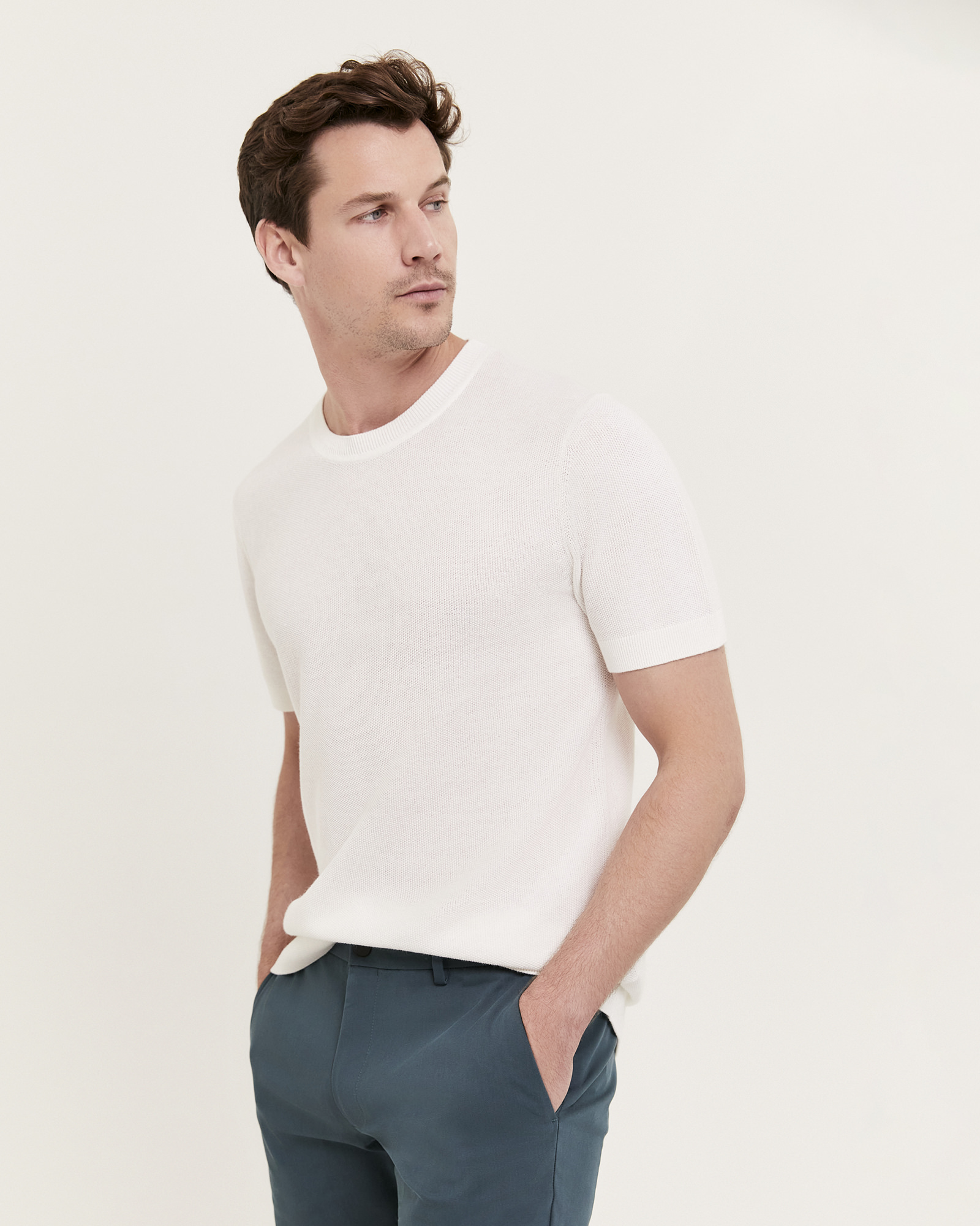 Miro Linen Cotton Knitted Tee
