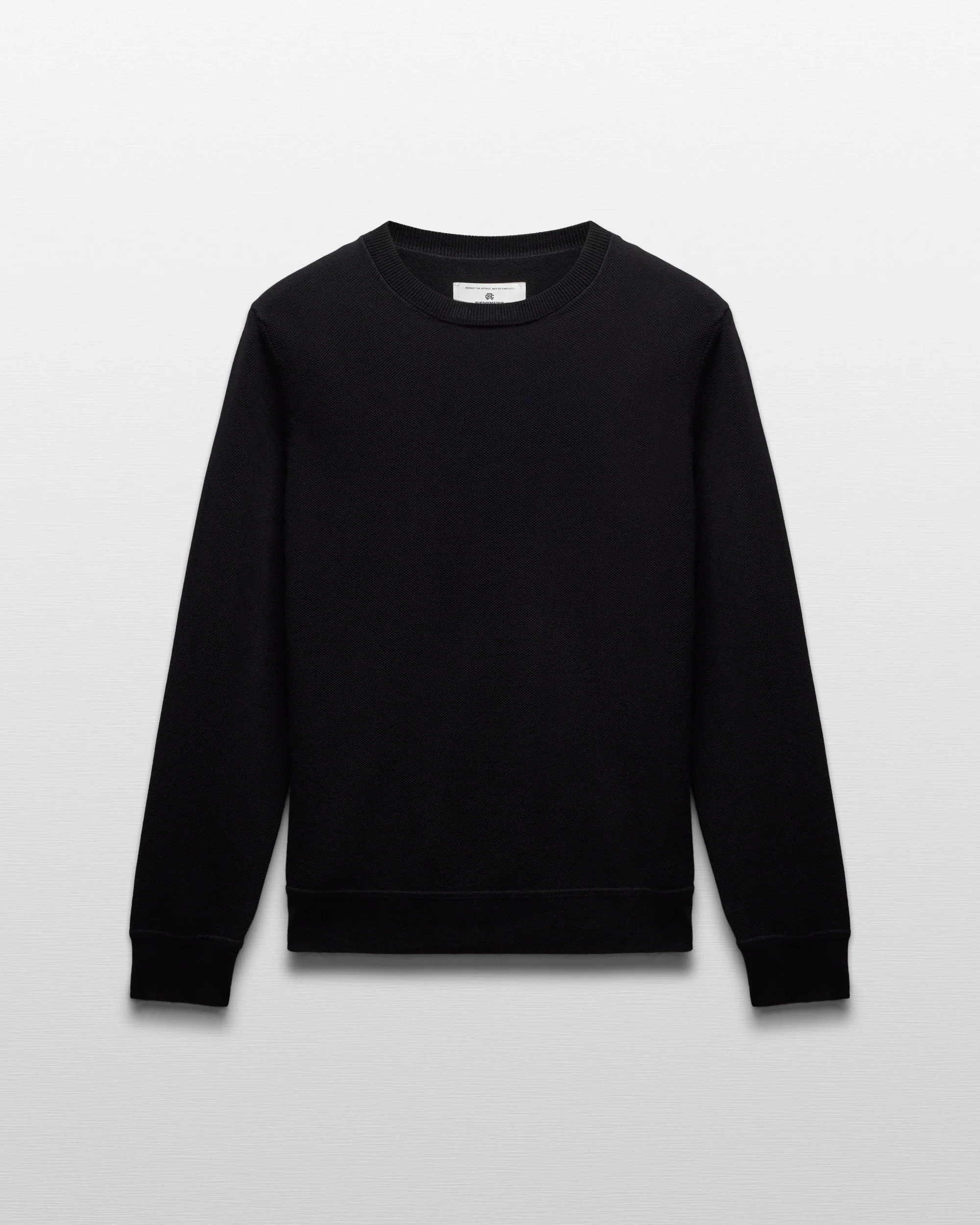 Supima Pique Ace Crewneck