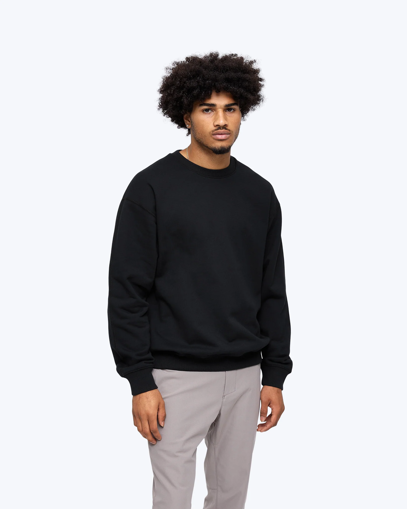 Midweight Terry Relaxed Crewneck - Vault