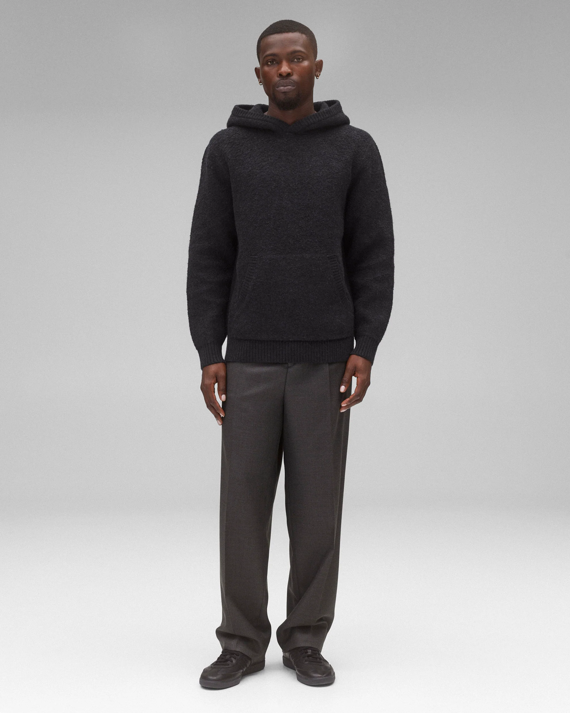 Textured Boucle Turf Hoodie