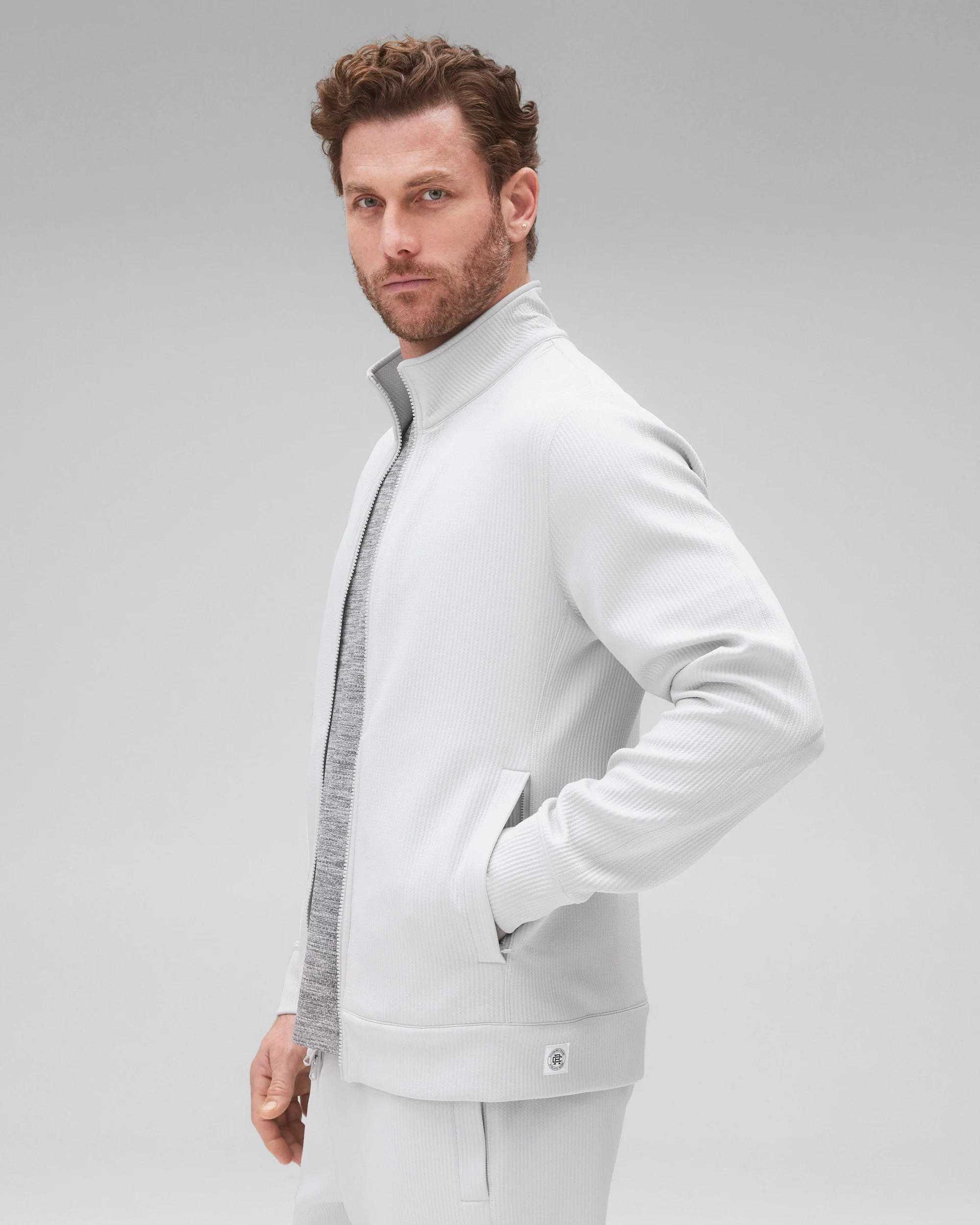 Double Knit Rally Slim Track Jacket