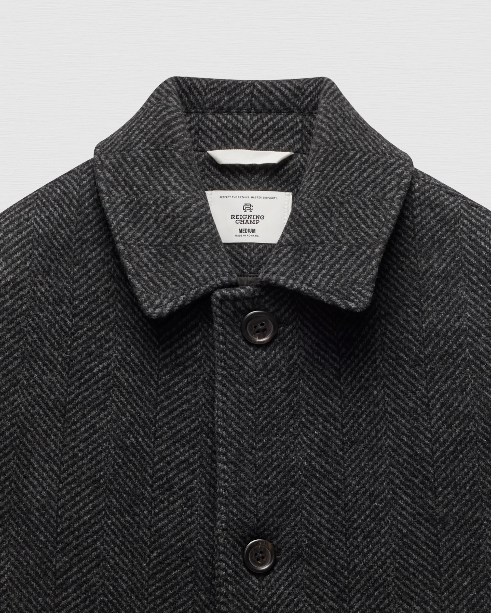 Wool Herringbone Scout Coat