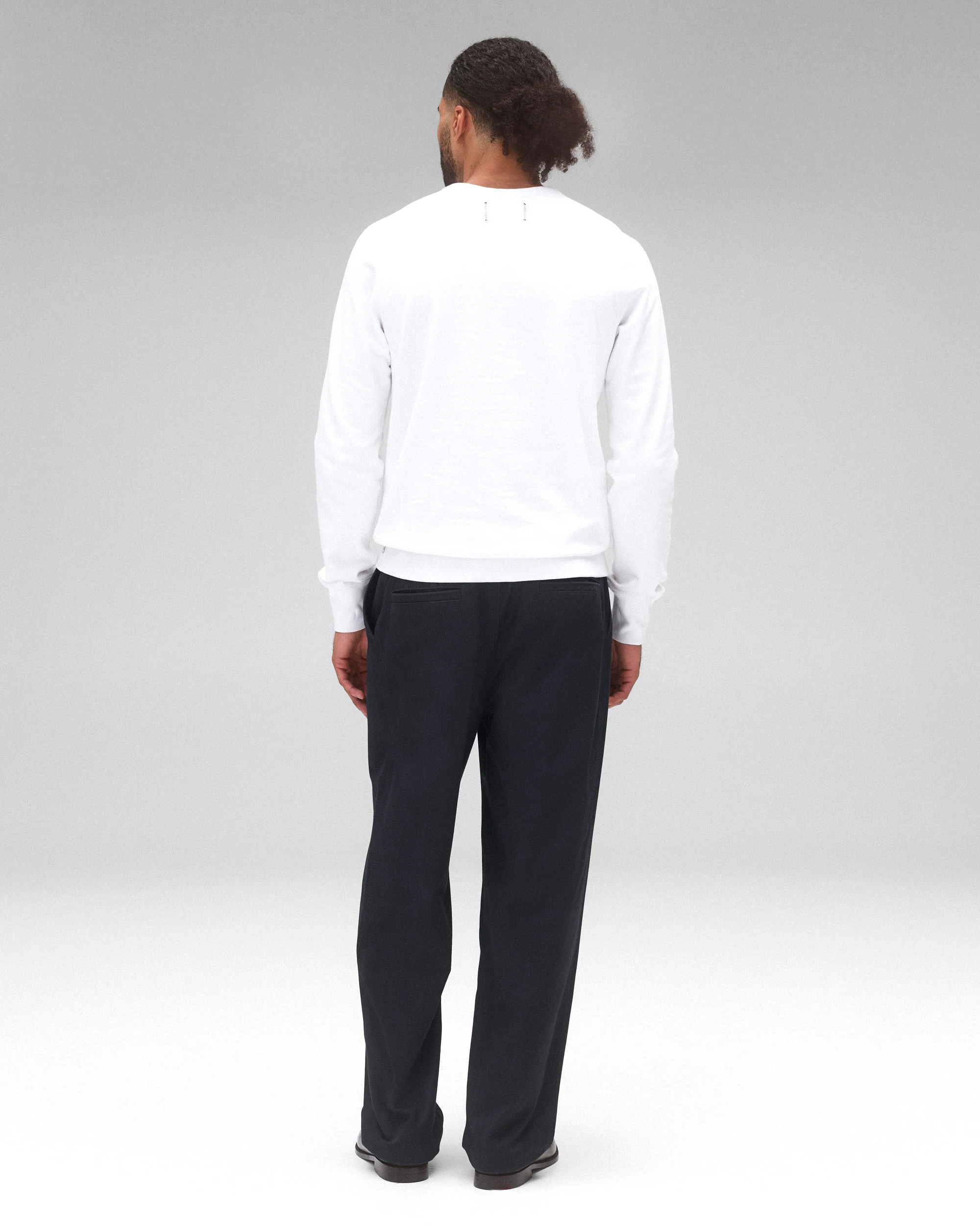 Lightweight Terry Slim Crewneck - Vault