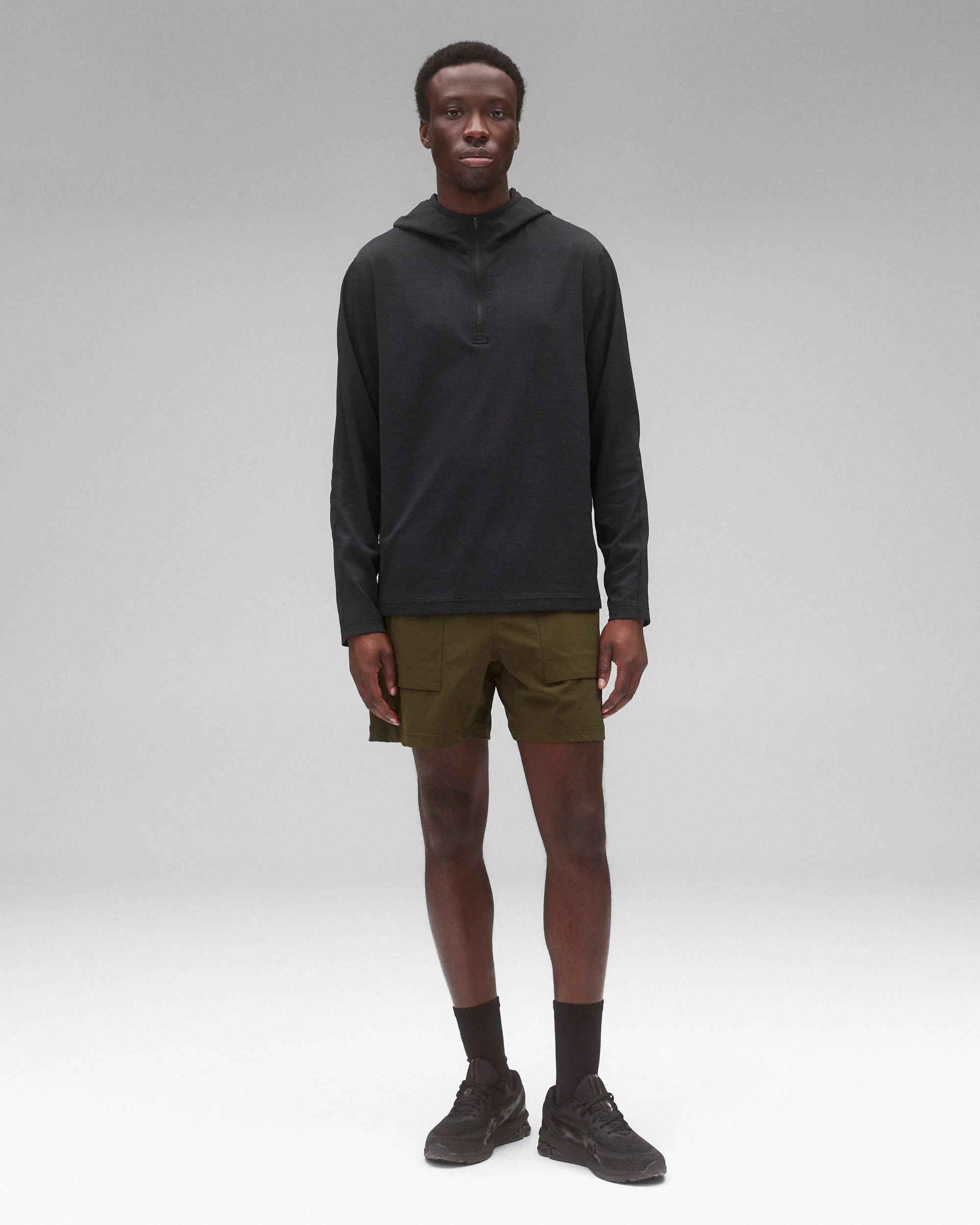 Stretch Nylon Utility Standard Swim Short 6