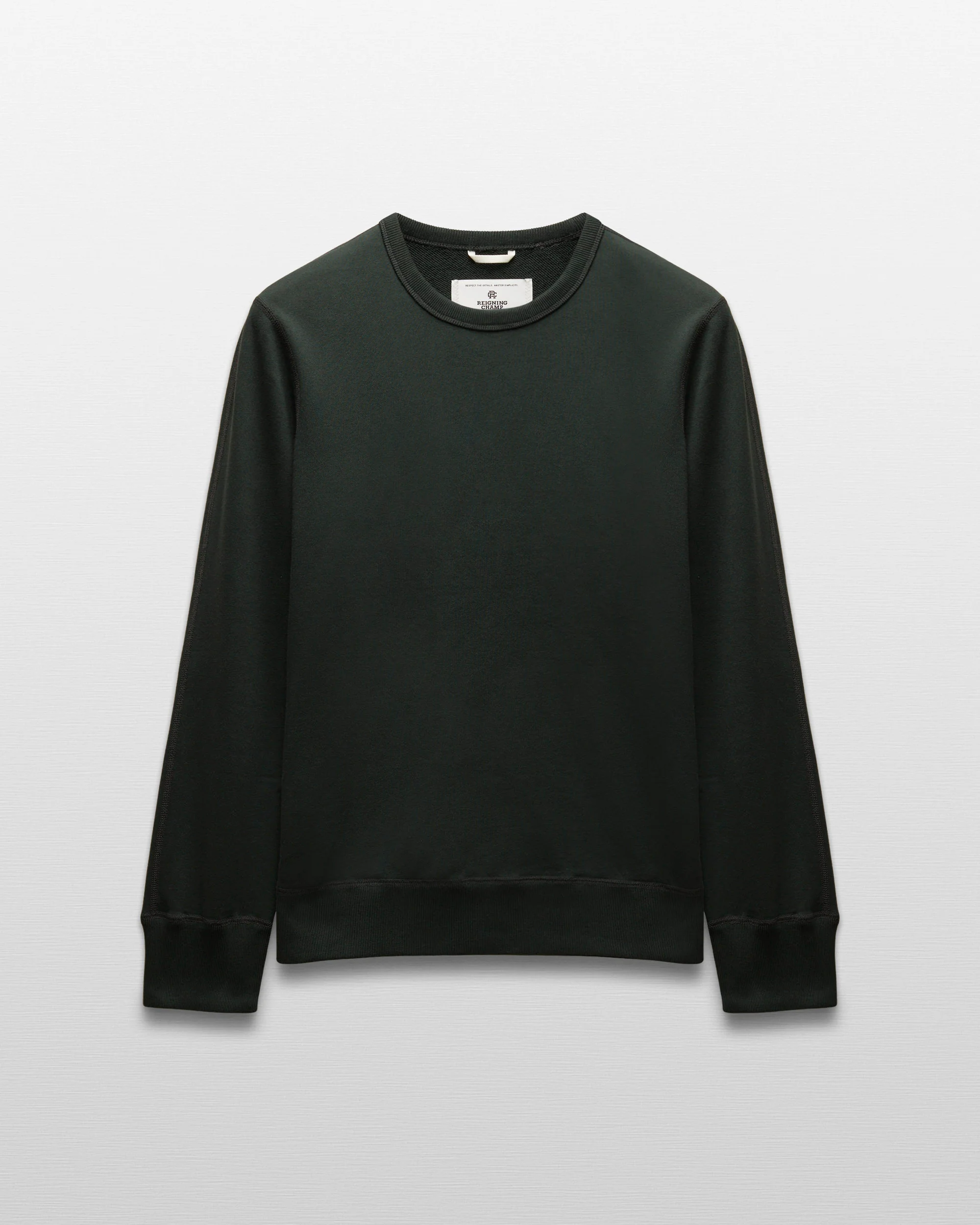 Midweight Terry Slim Crewneck