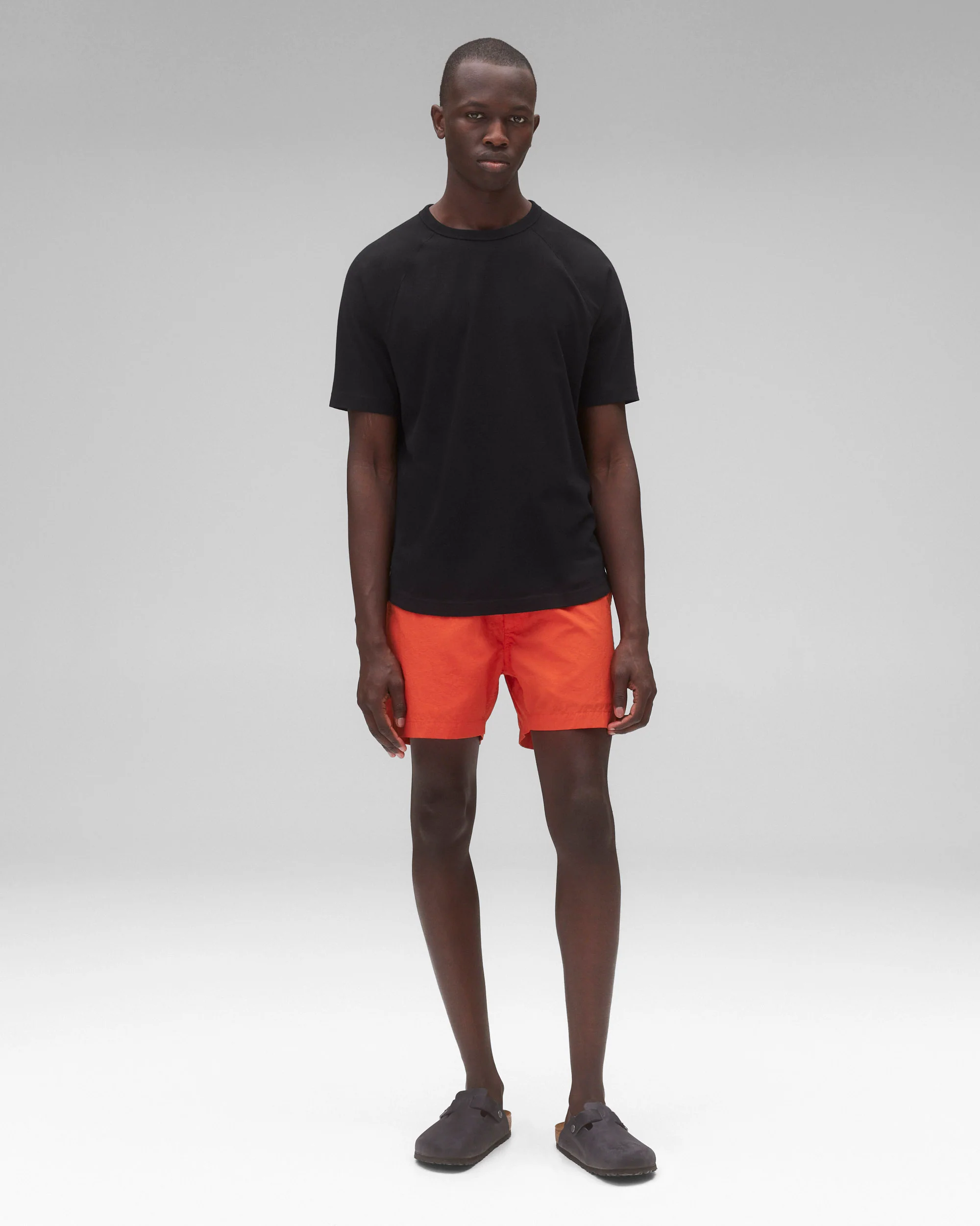 Textured Nylon Deck Slim Swim Short 4.5