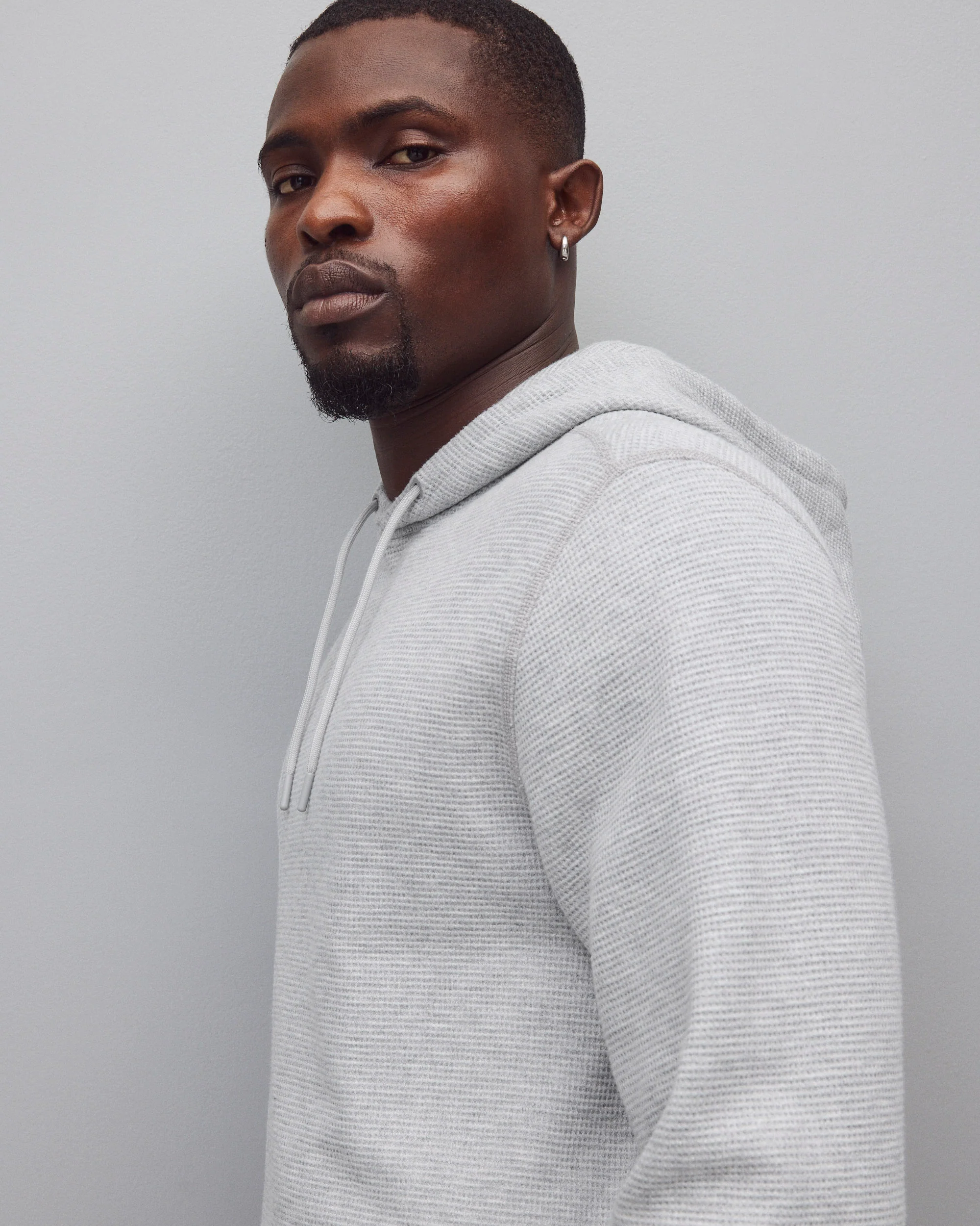 Lightweight Waffle Standard Hoodie