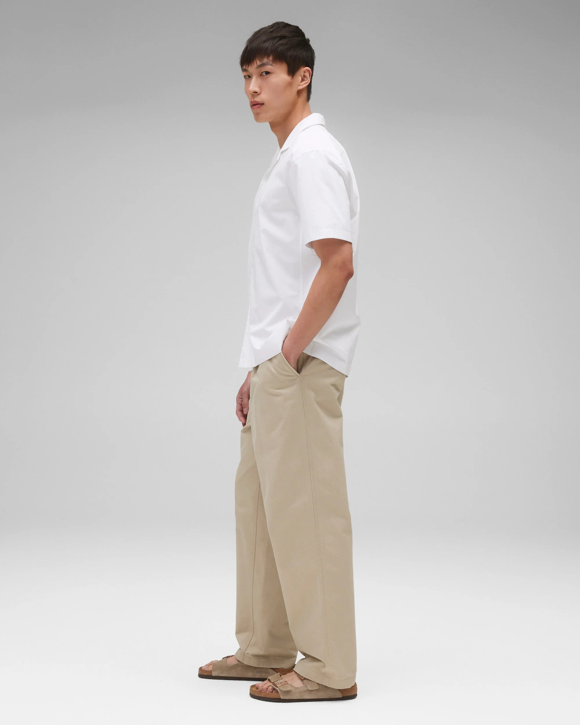 Cotton Poplin Palermo Relaxed Camp Shirt