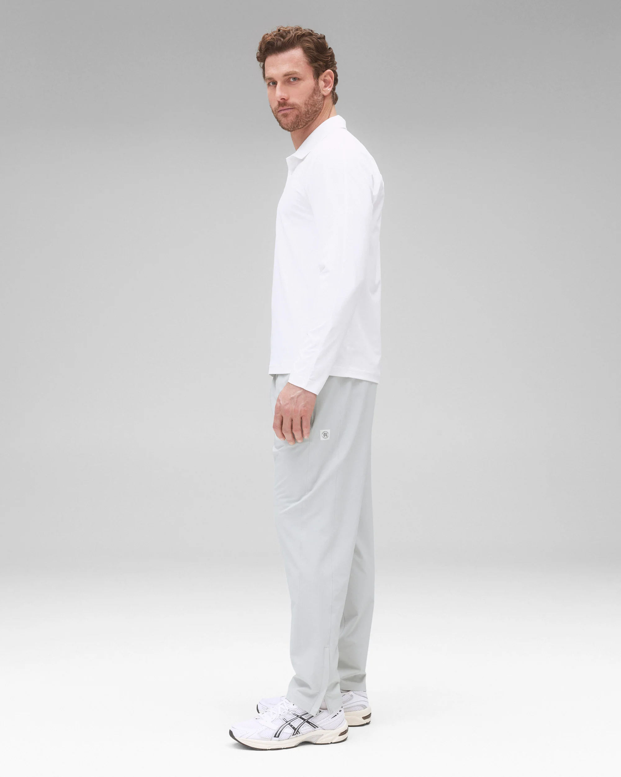 Tech Pique Playoff Standard Long Sleeve Polo