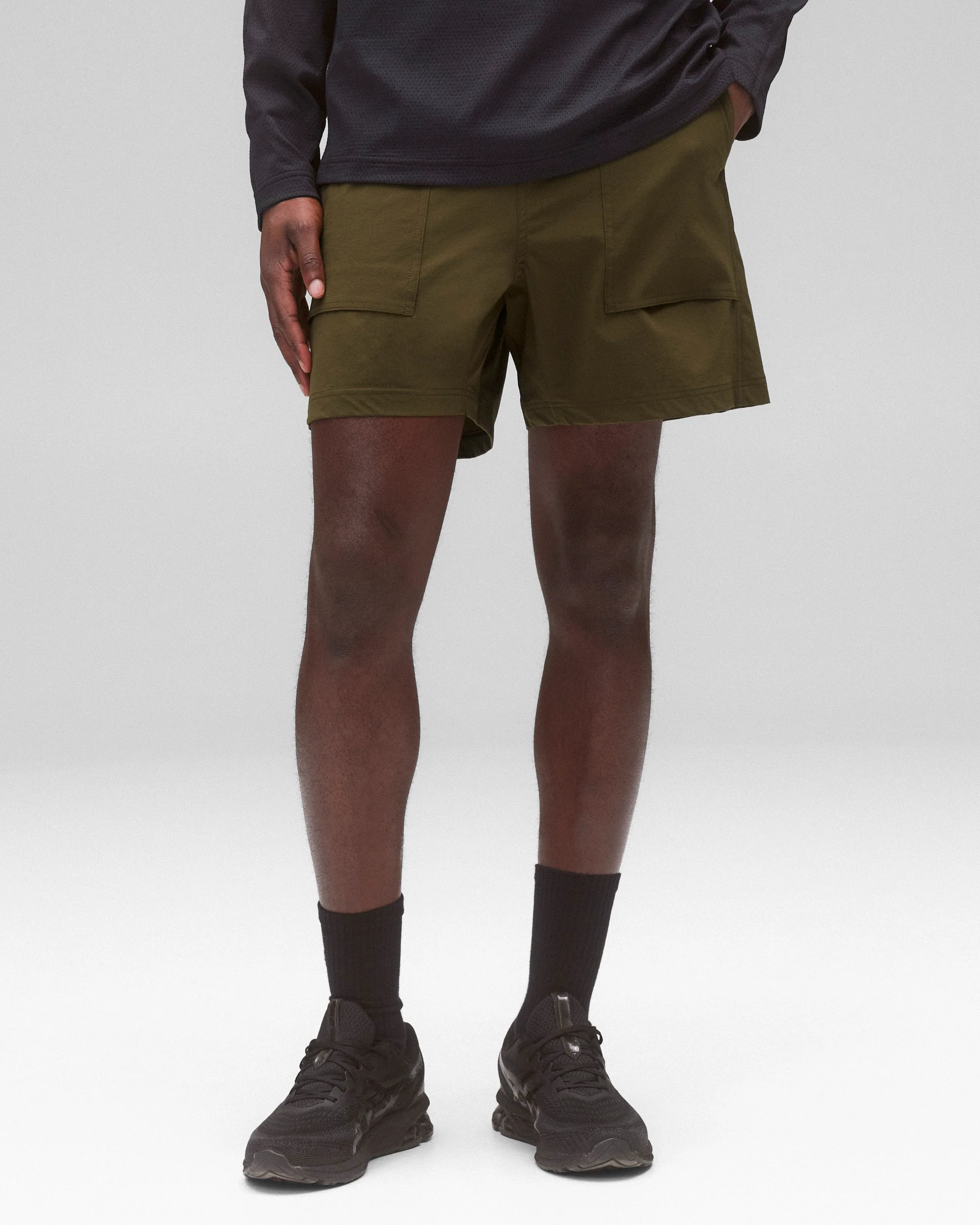 Stretch Nylon Utility Standard Swim Short 6