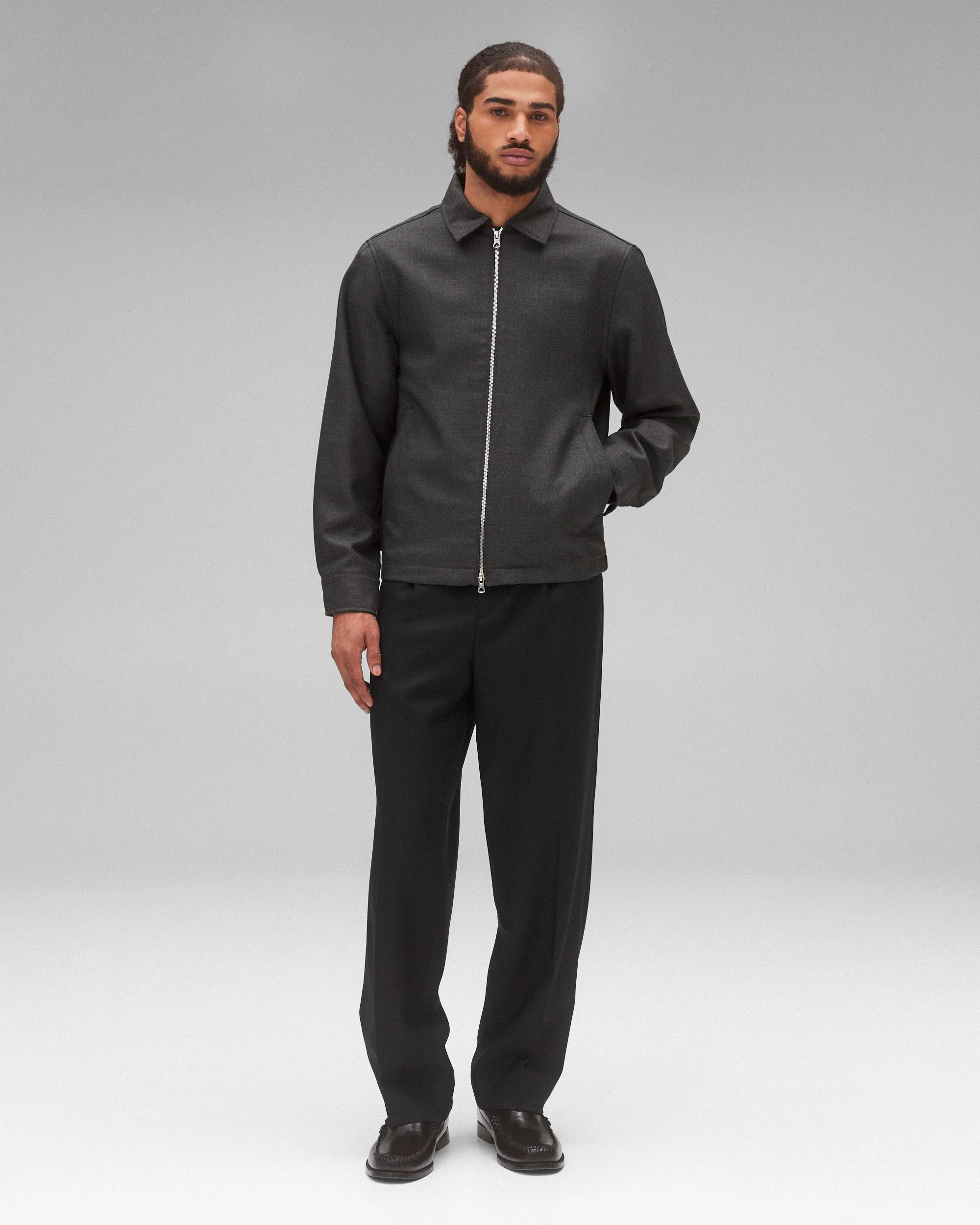 Wool Twill Sophomore Relaxed Trouser