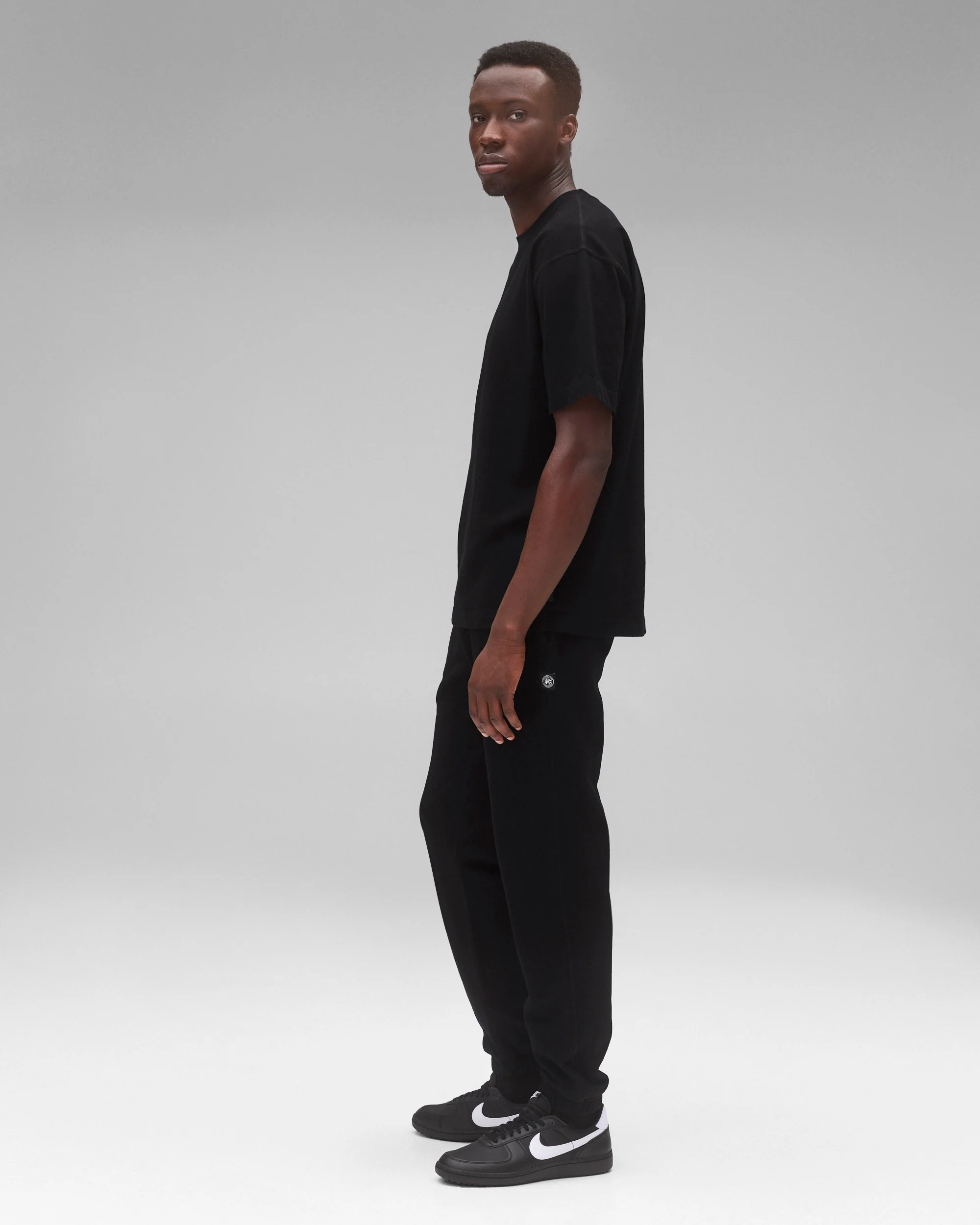 Kyoto Black Midweight Jersey Classic T-Shirt