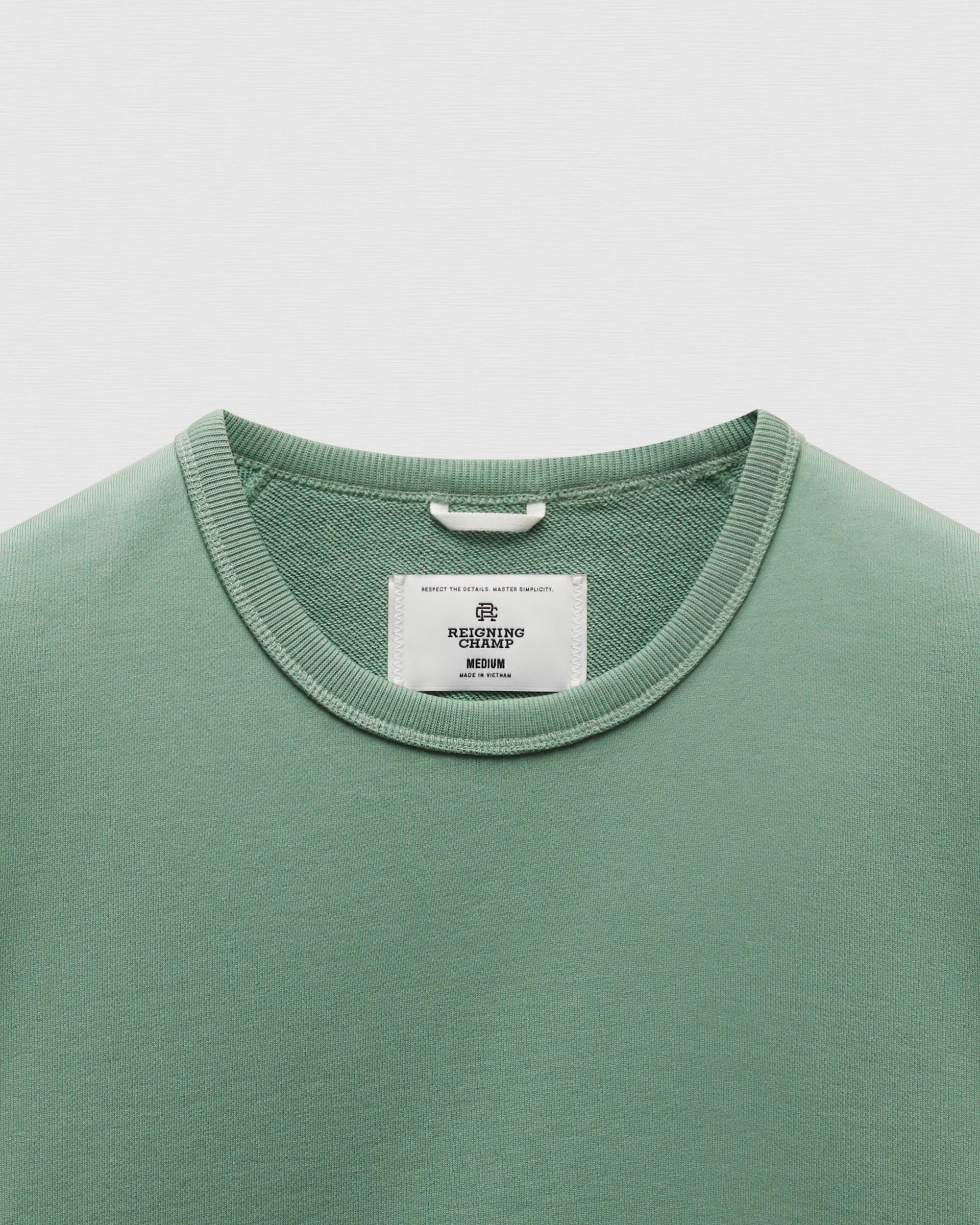 Midweight Terry Slim Crewneck