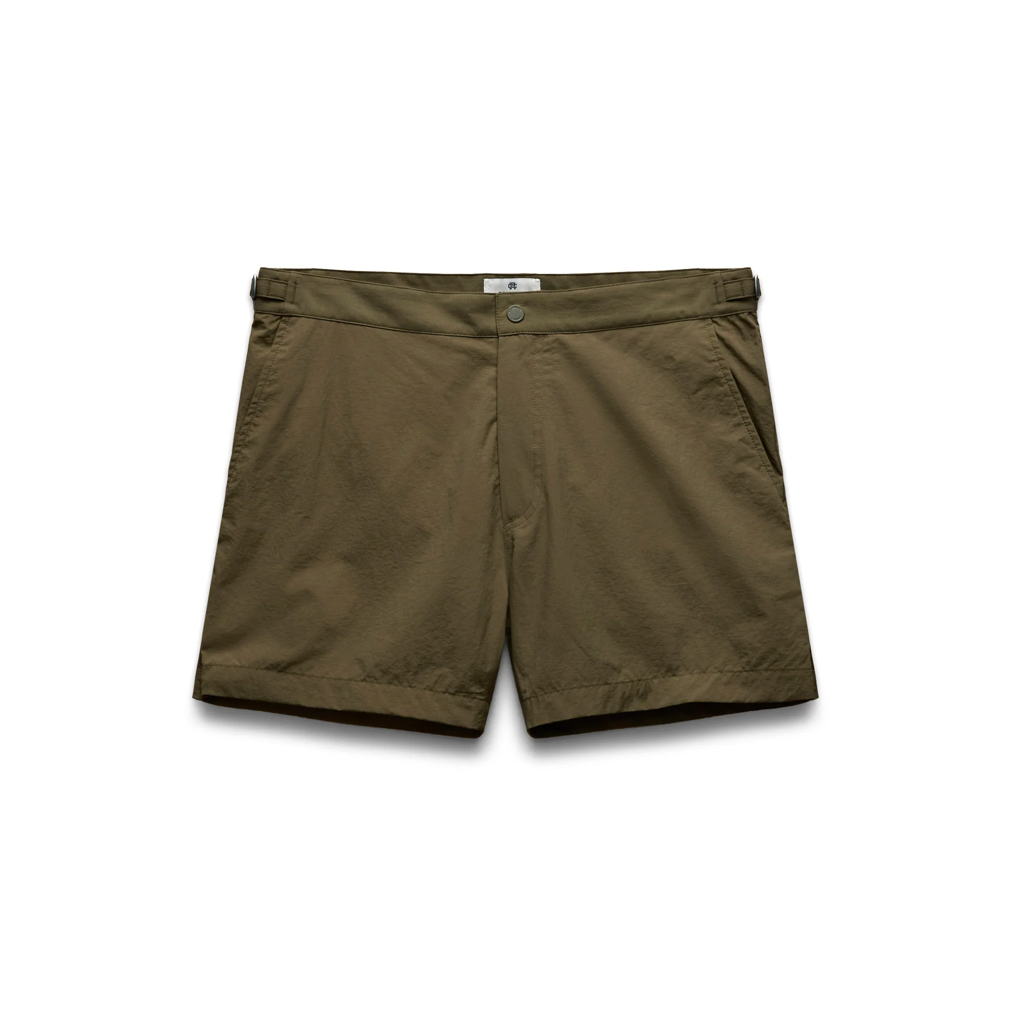 Textured Nylon Deck Slim Swim Short 4.5