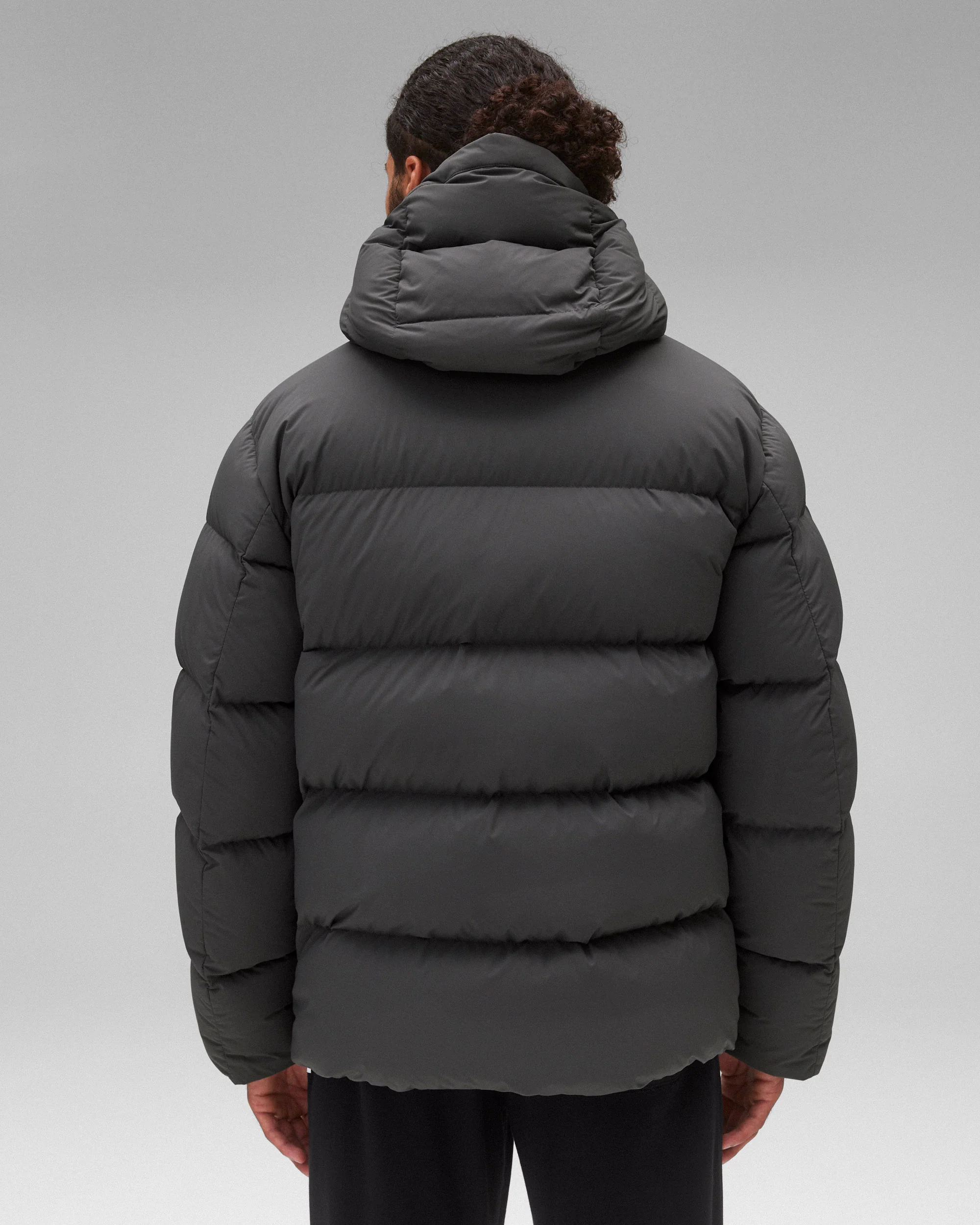 Matte Ripstop Franchise Hooded Down Jacket