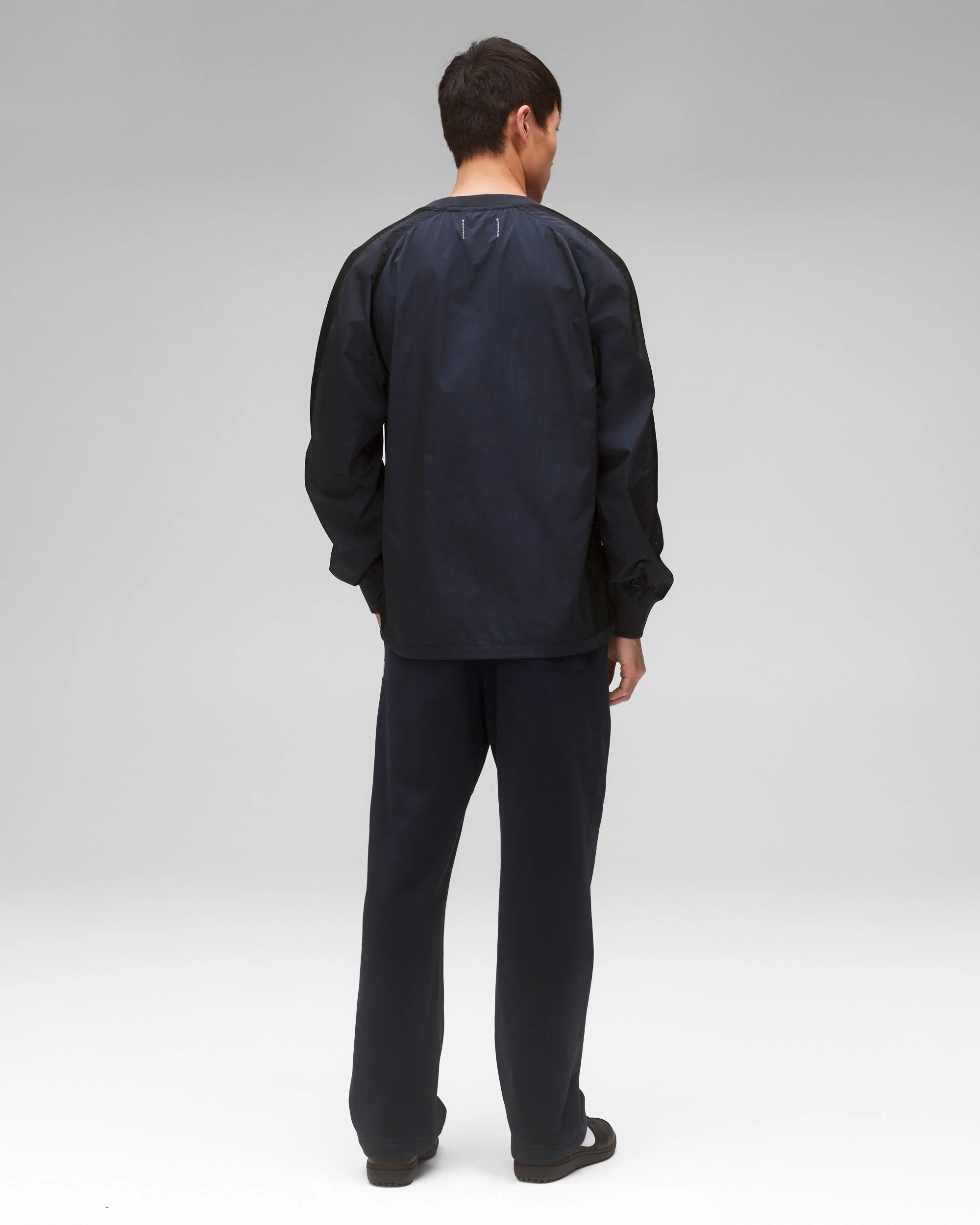 Crinkle Nylon Radar Standard Crewneck