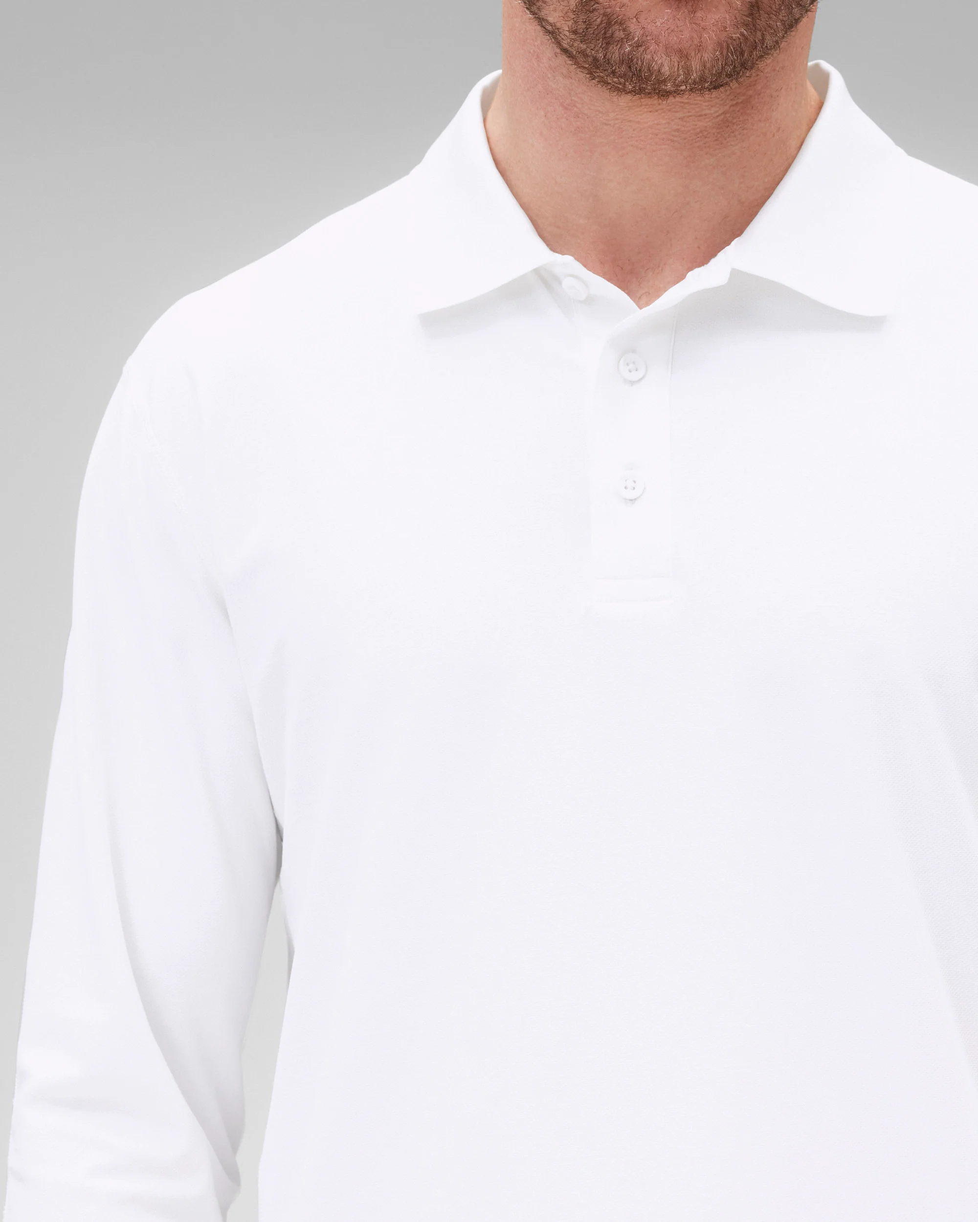 Tech Pique Playoff Standard Long Sleeve Polo