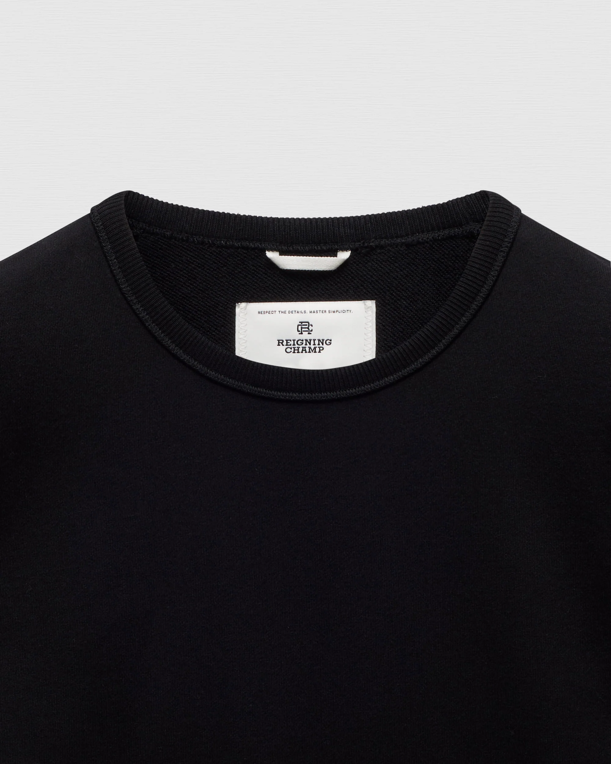 Midweight Terry Slim Crewneck