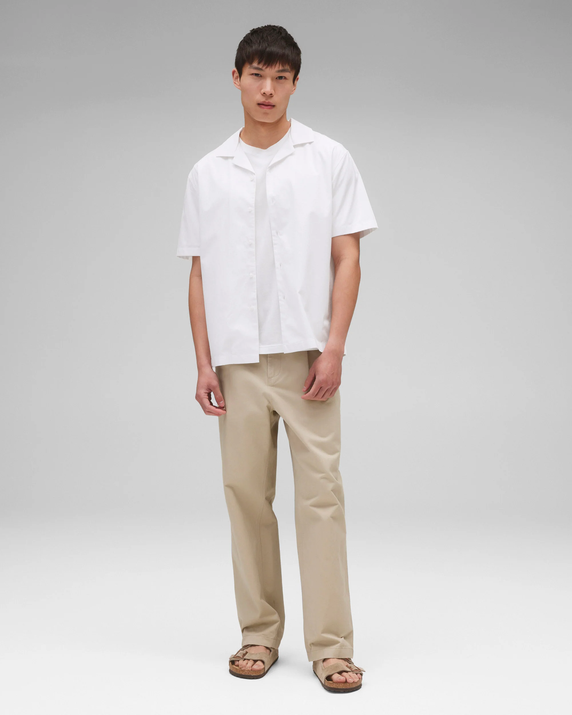 Cotton Poplin Palermo Relaxed Camp Shirt