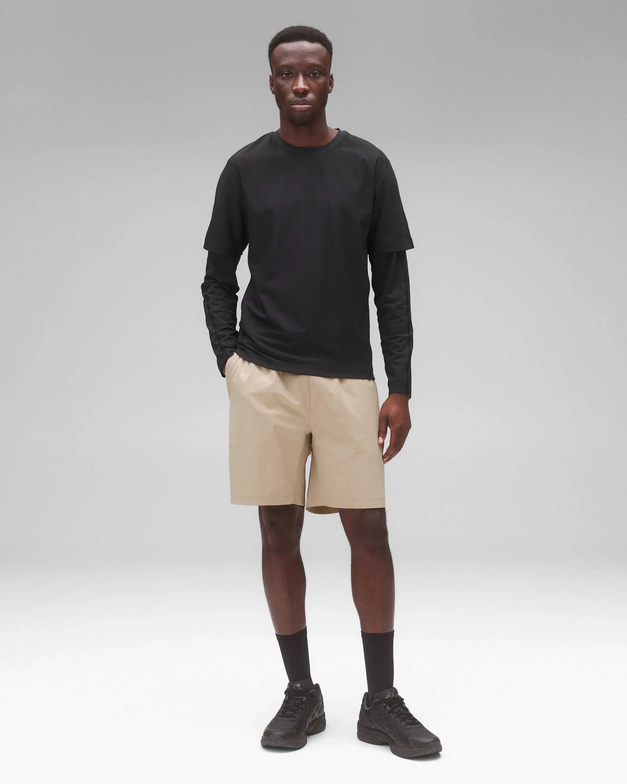 Stretch Warp Knit Coach's Rec Standard Short 8