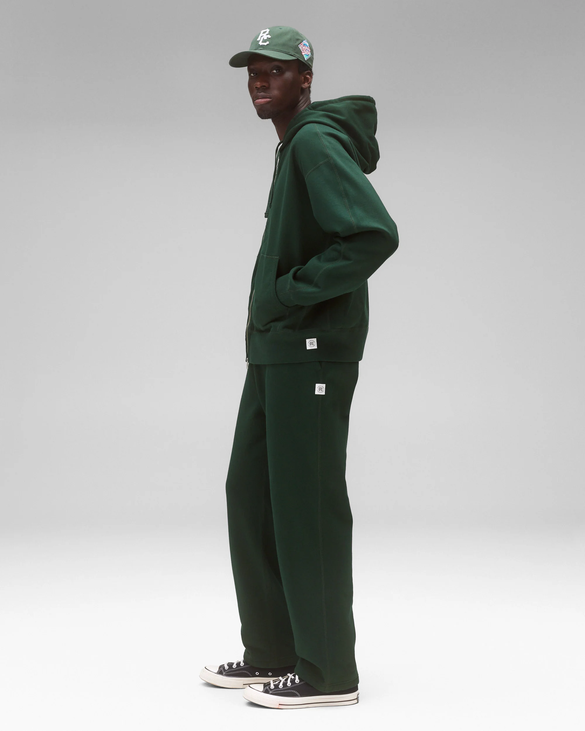 Midweight Terry Relaxed Zip Hoodie