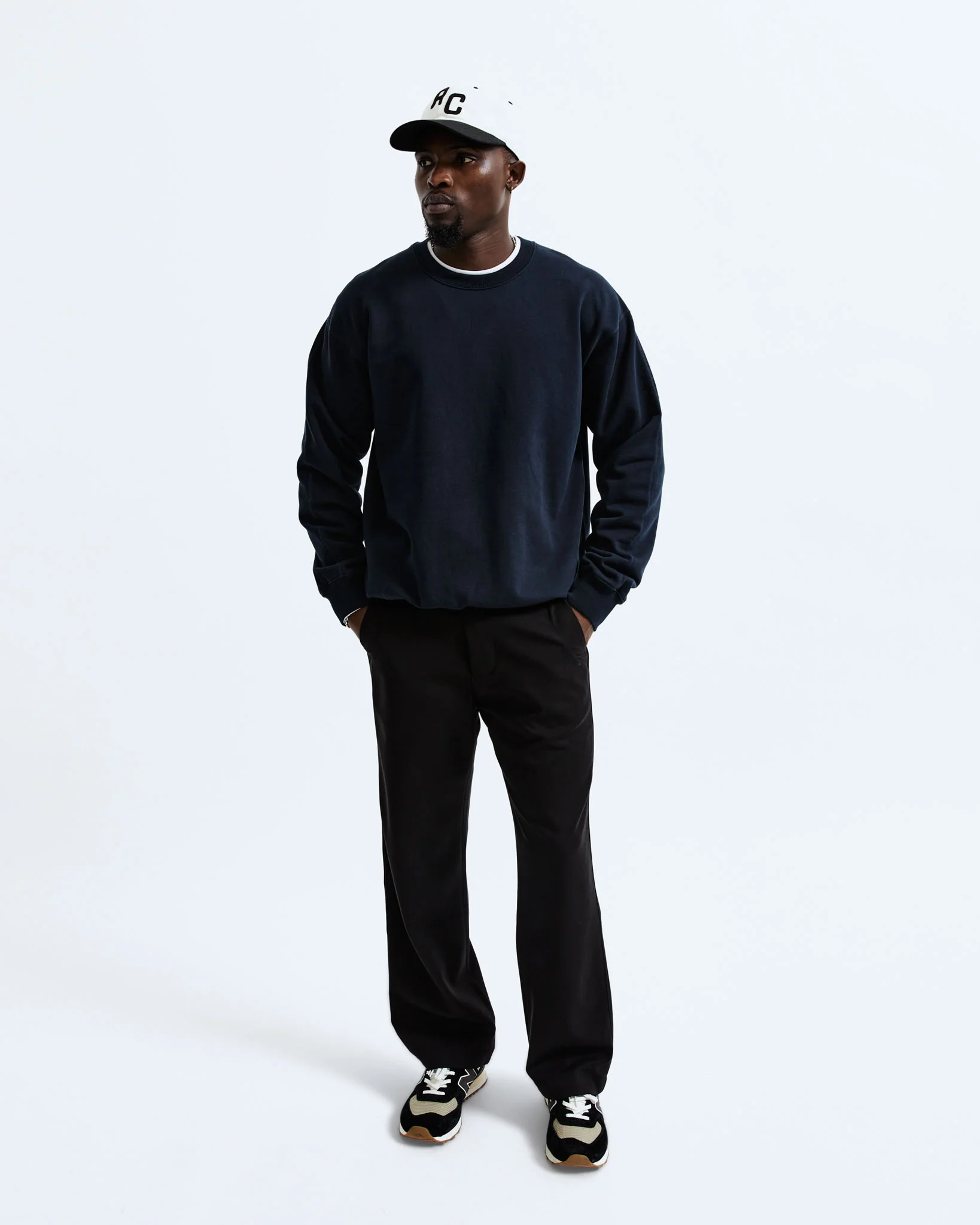 Midweight Terry Relaxed Crewneck - Vault