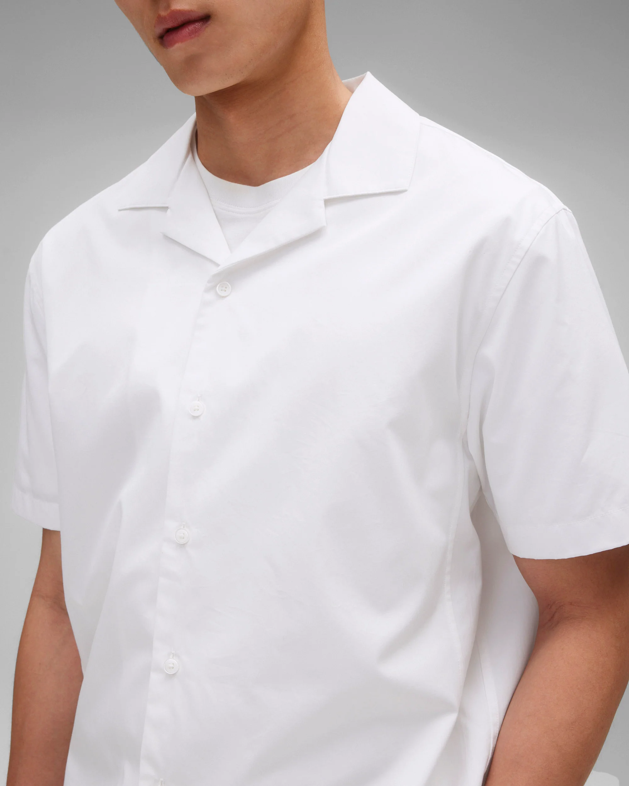 Cotton Poplin Palermo Relaxed Camp Shirt