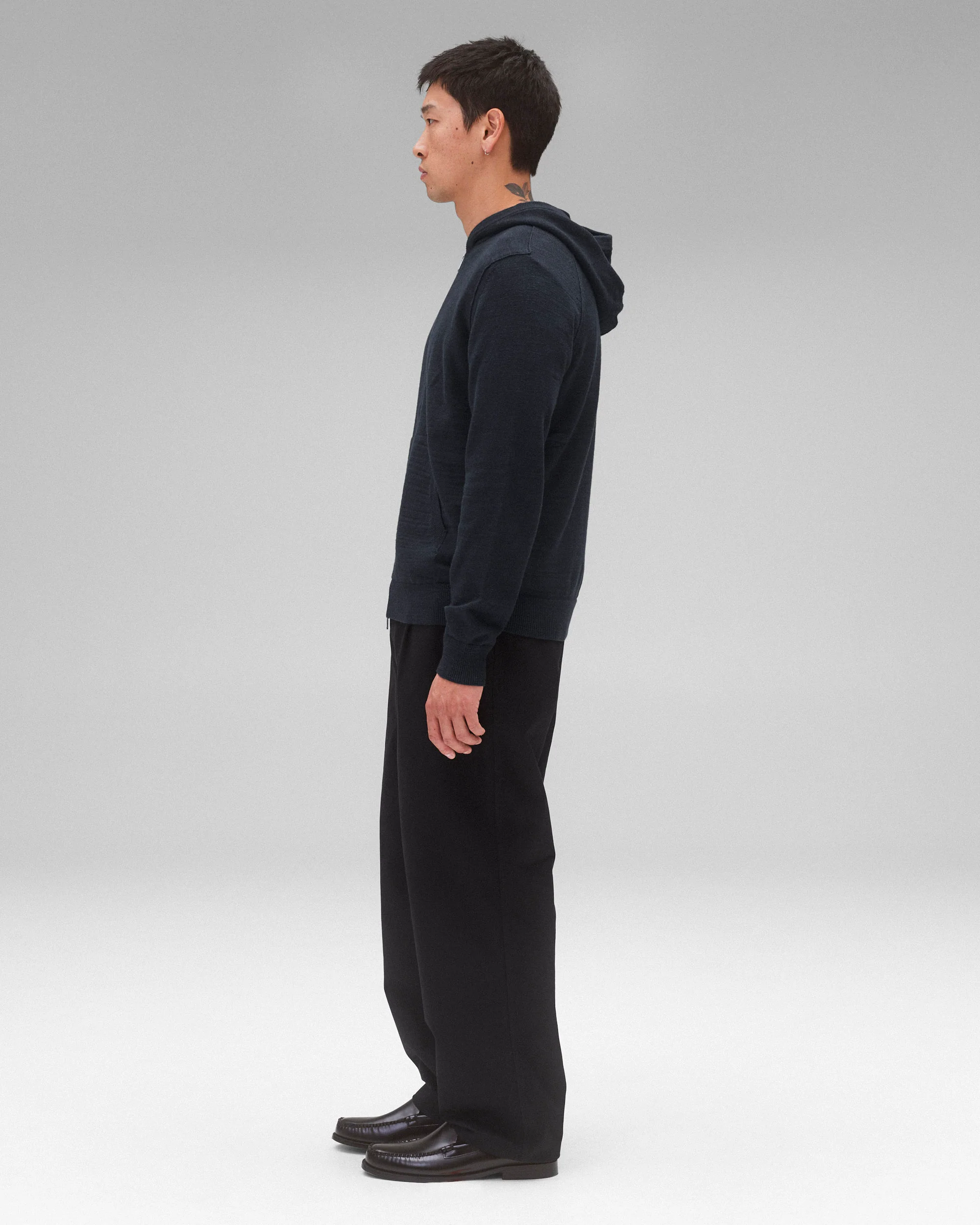 Cotton Slub Laurel Zip Hoodie