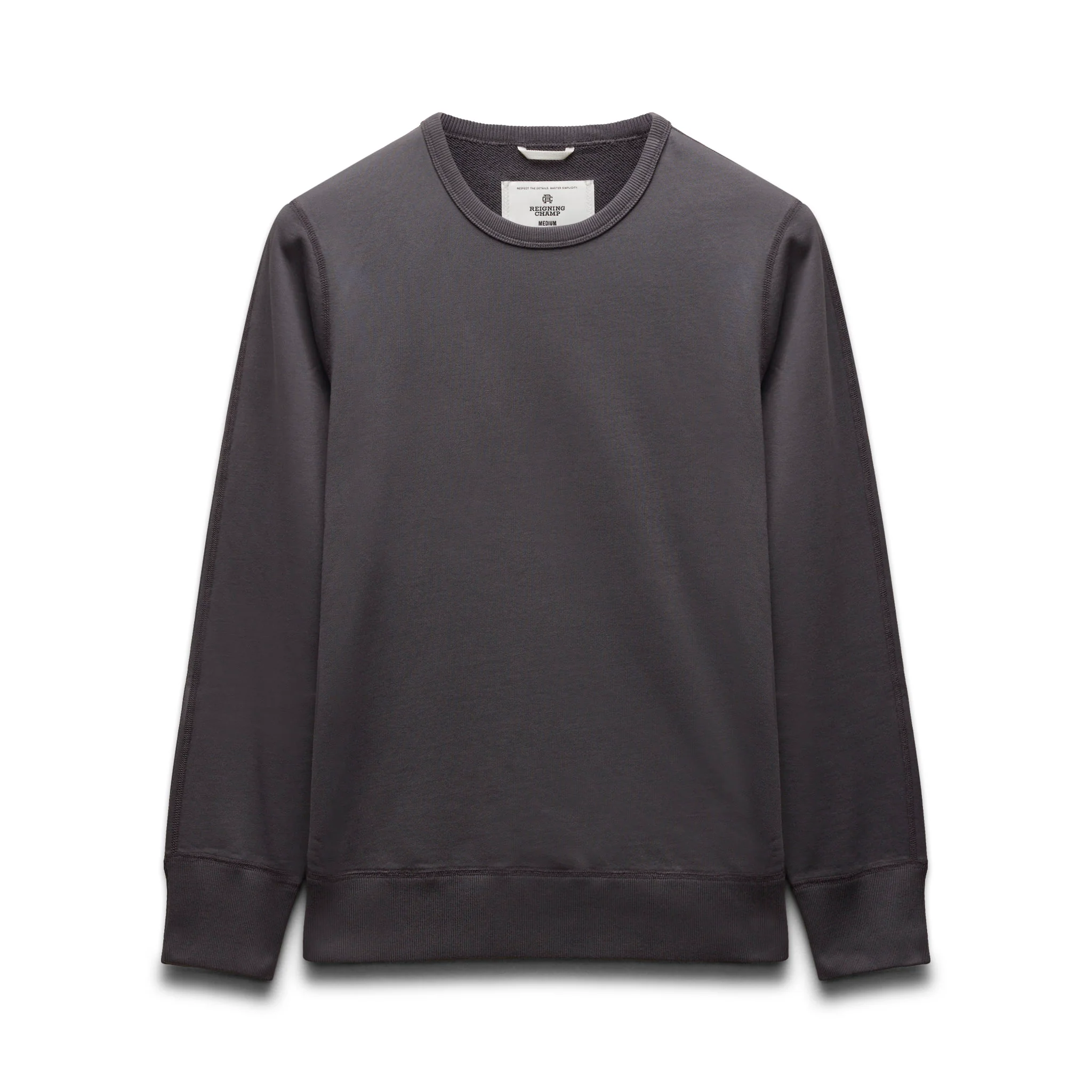 Midweight Terry Slim Crewneck