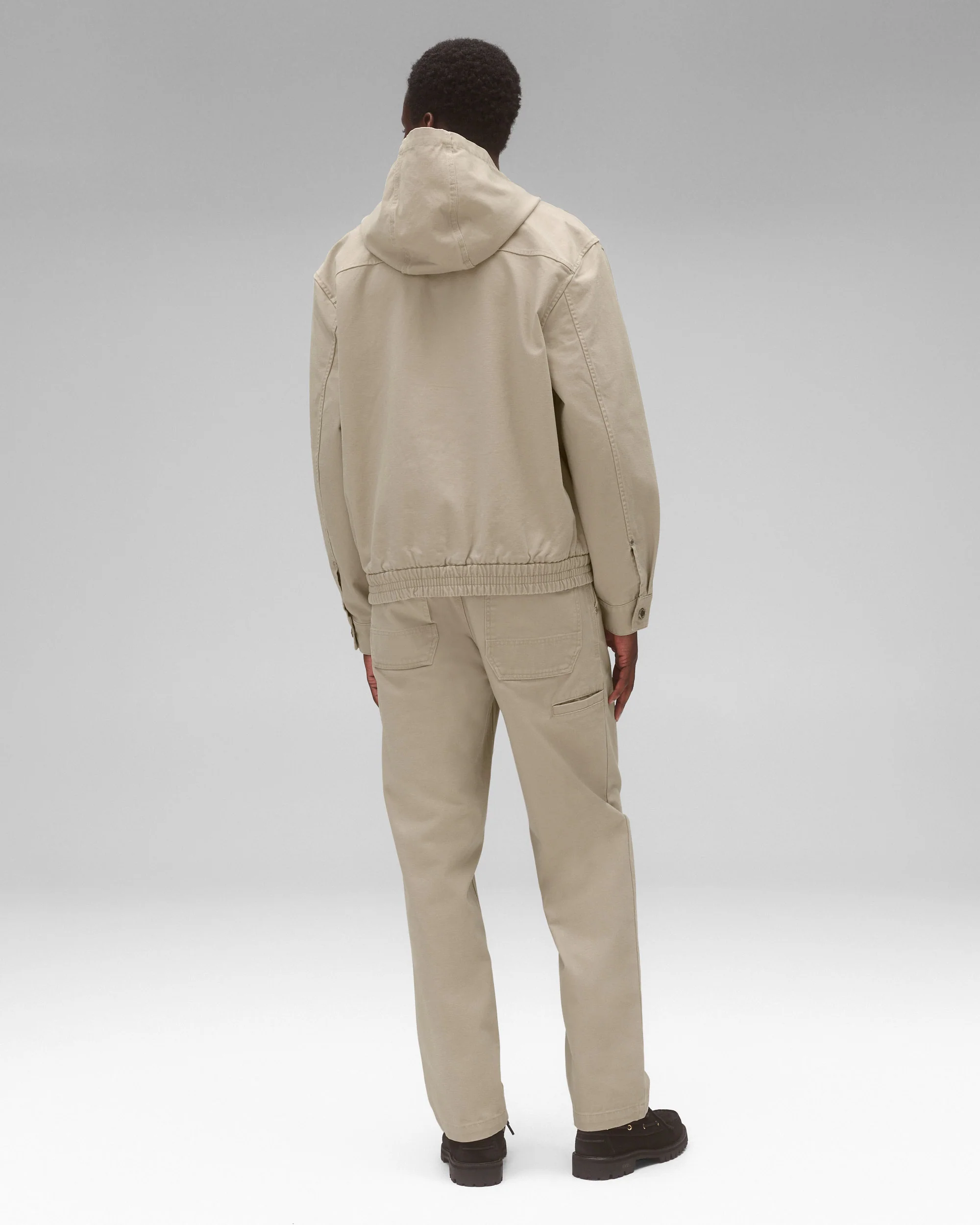 Cotton Canvas Rush Relaxed Hooded Jacket