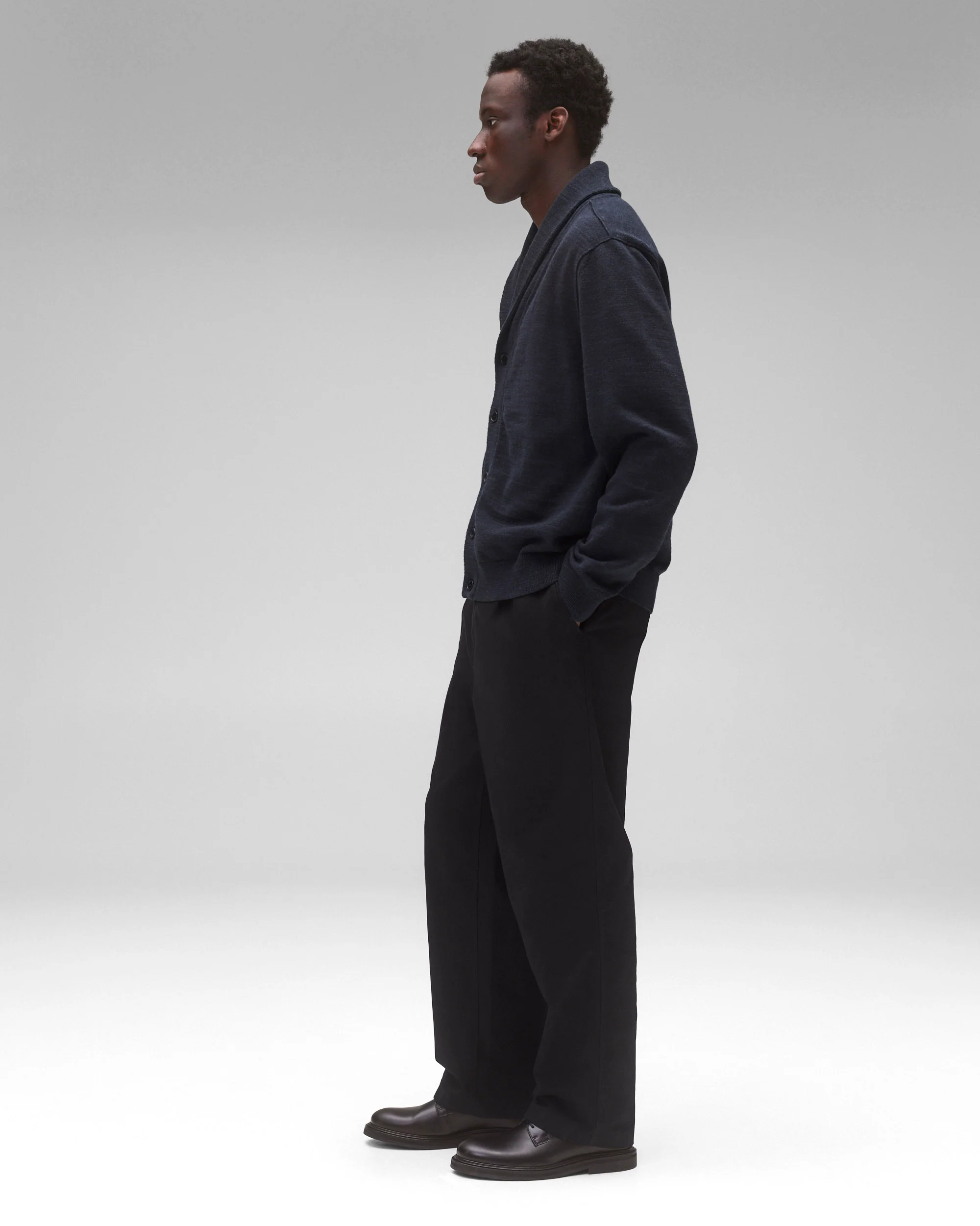 Cotton Slub Laurel Shawl Cardigan