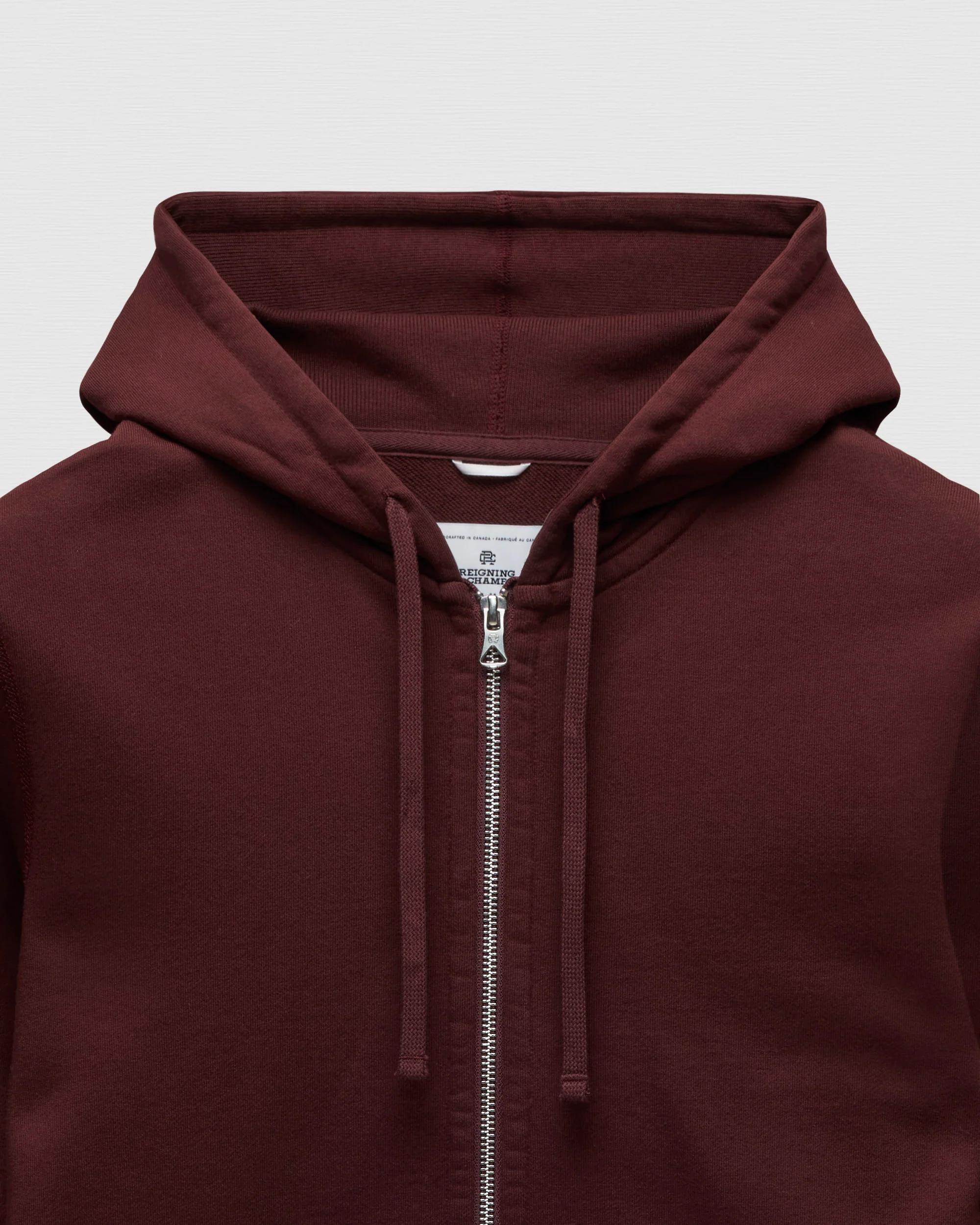 Midweight Terry Slim Zip Hoodie