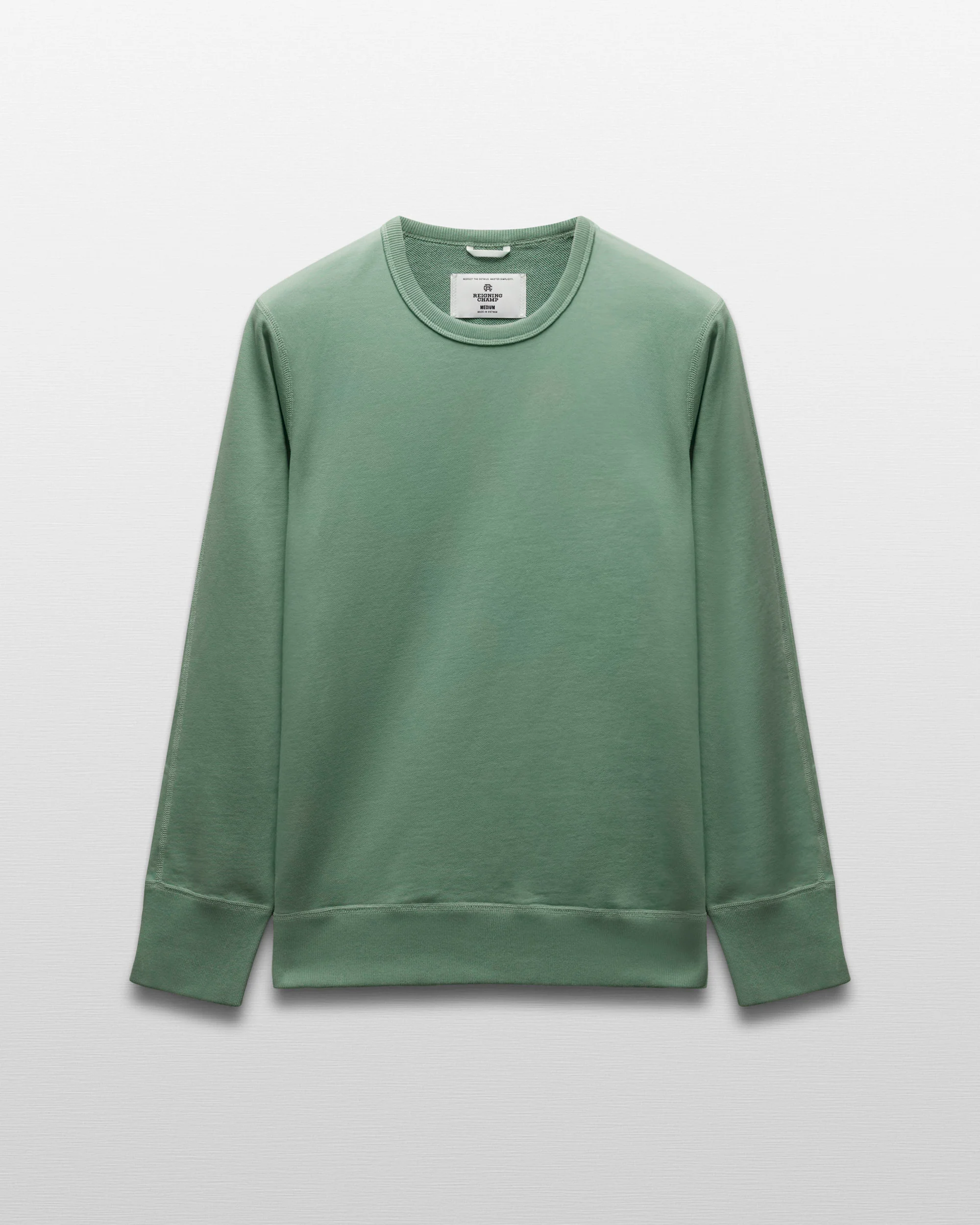 Midweight Terry Slim Crewneck