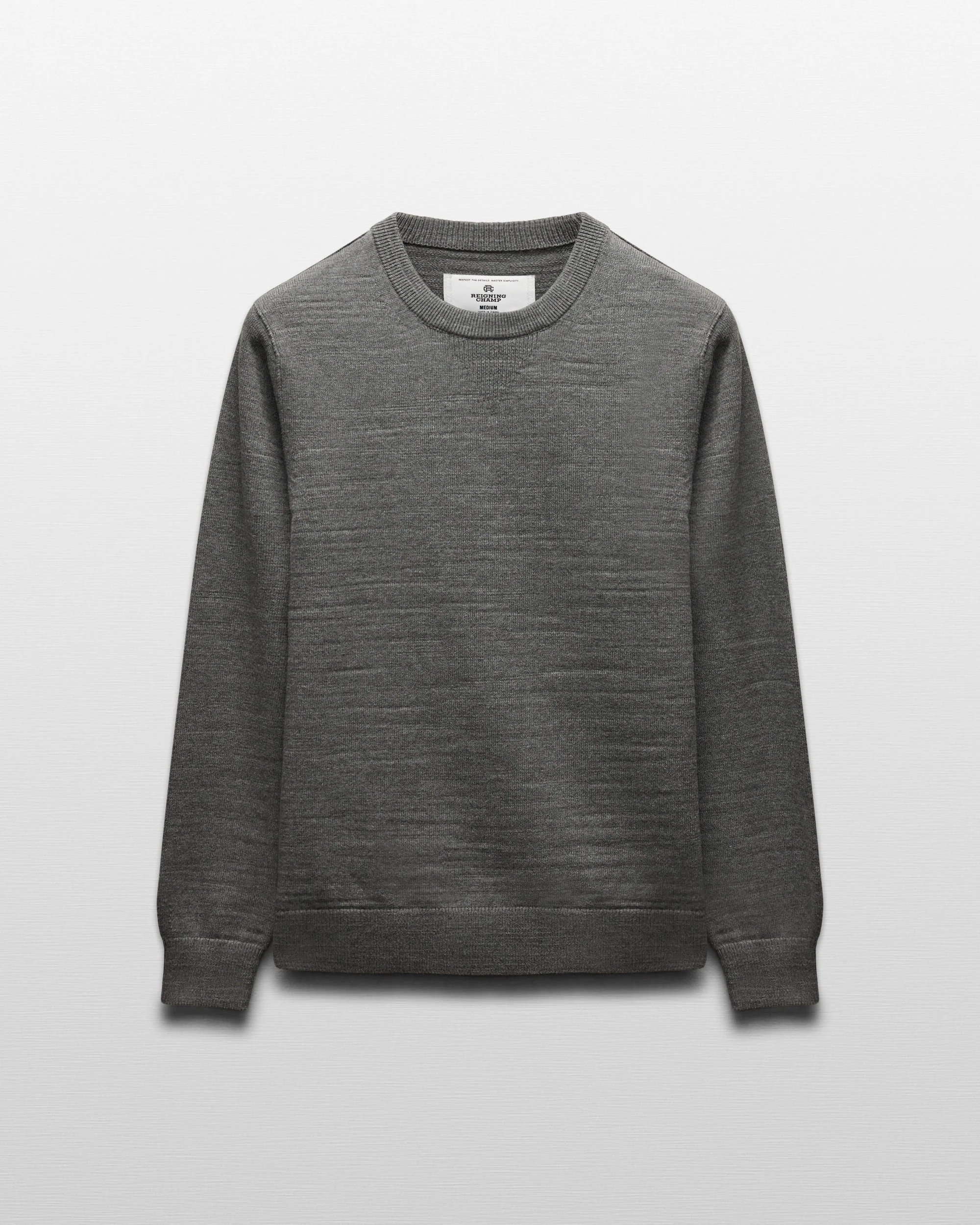 Cotton Slub Laurel Crewneck