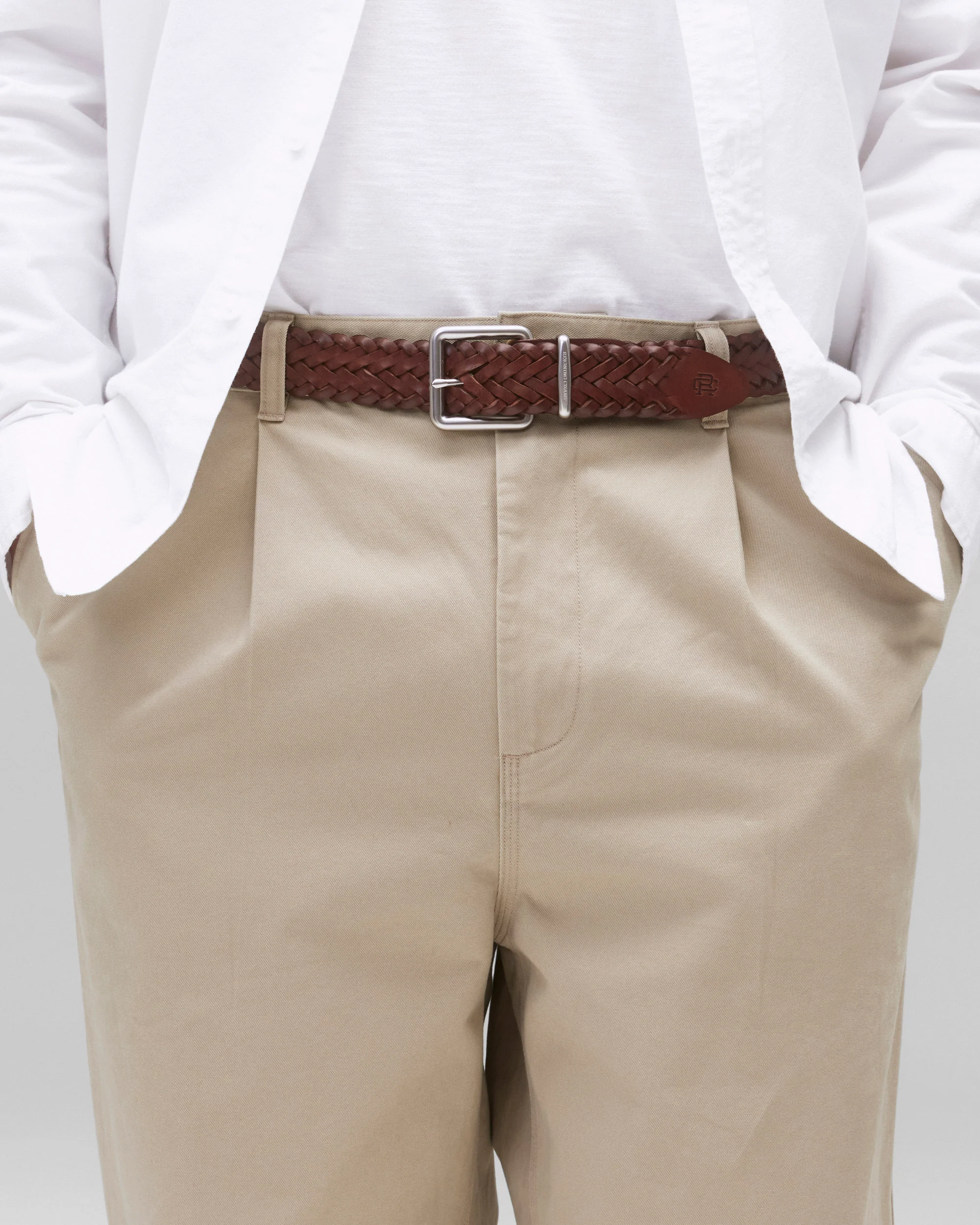 Braided Leather Belt