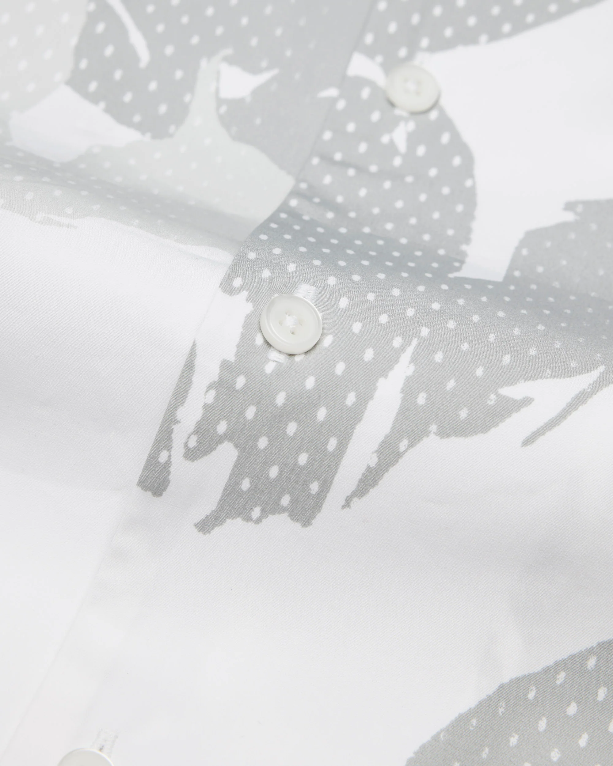 Cotton Poplin Botanical Relaxed Camp Shirt