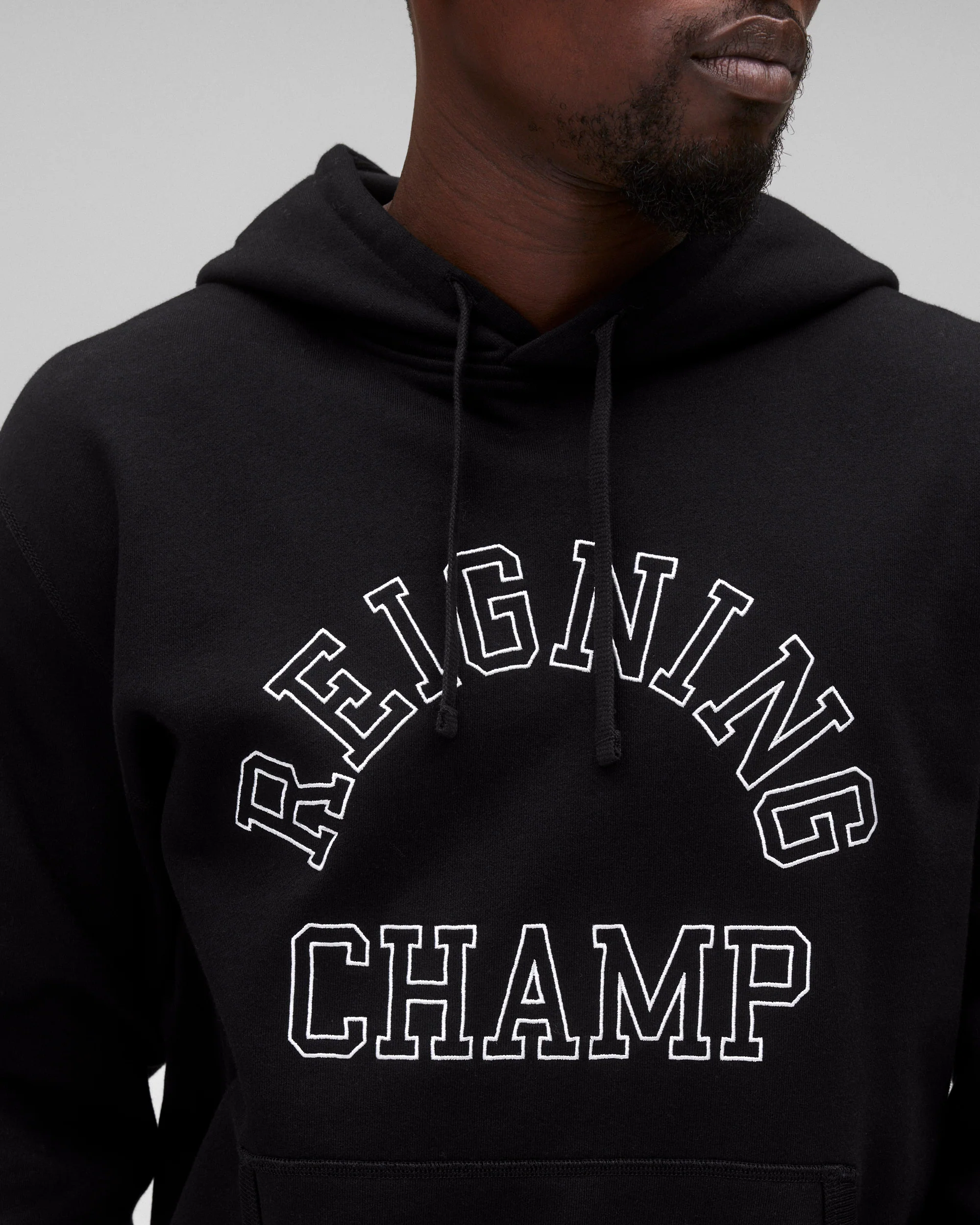 Midweight Terry Arch Logo Standard Hoodie