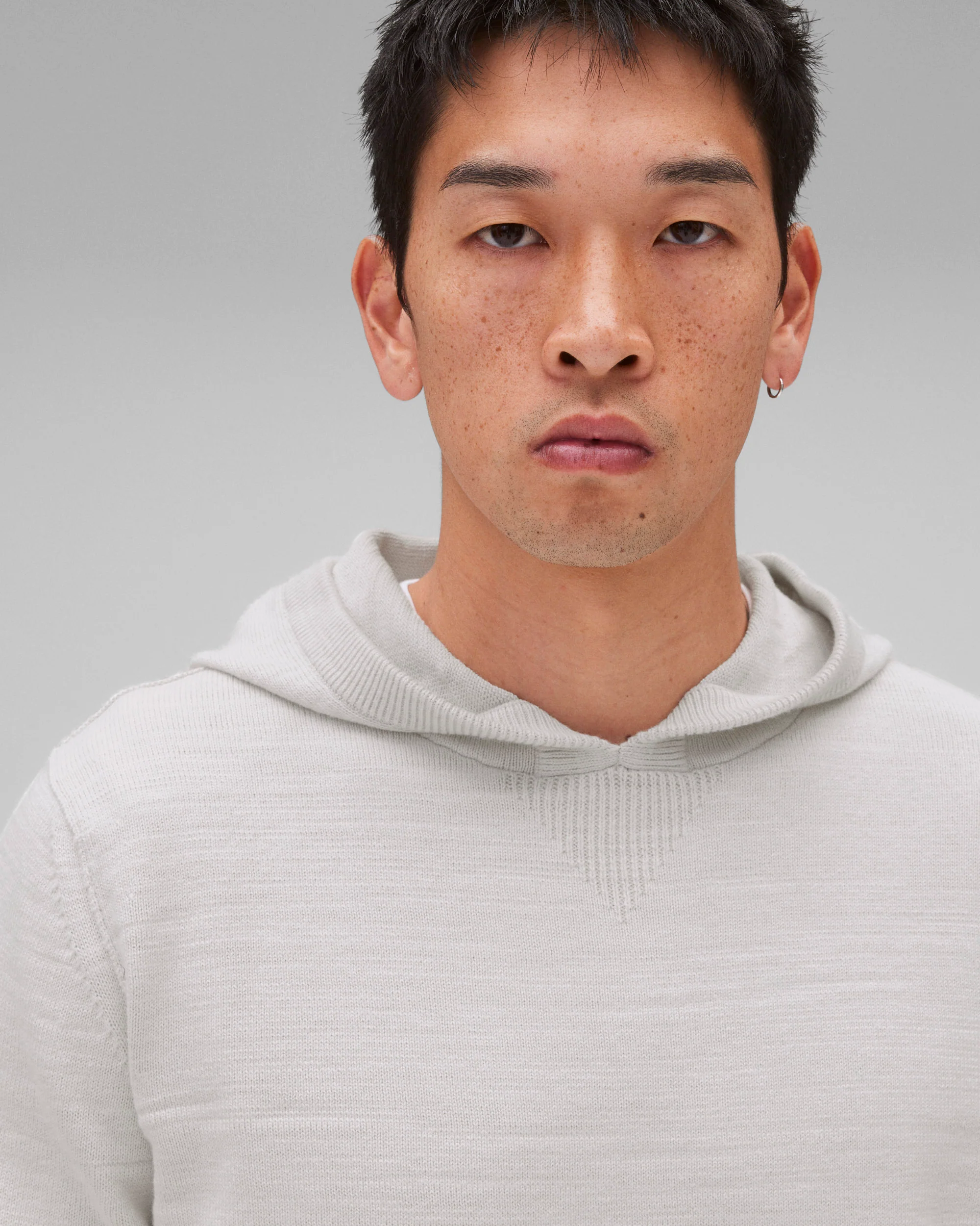 Cotton Slub Laurel Hoodie