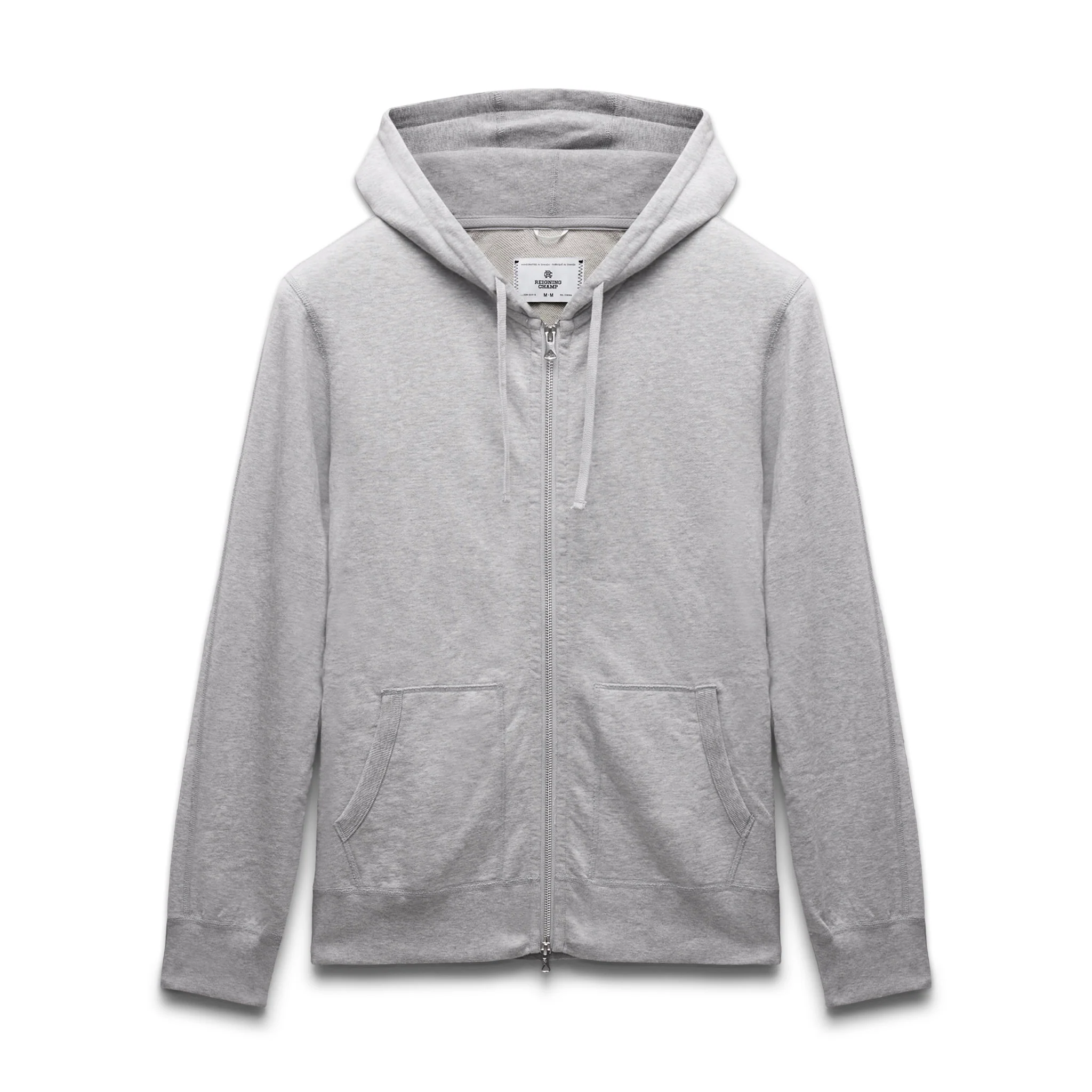 Lightweight Terry Slim Zip Hoodie - Vault