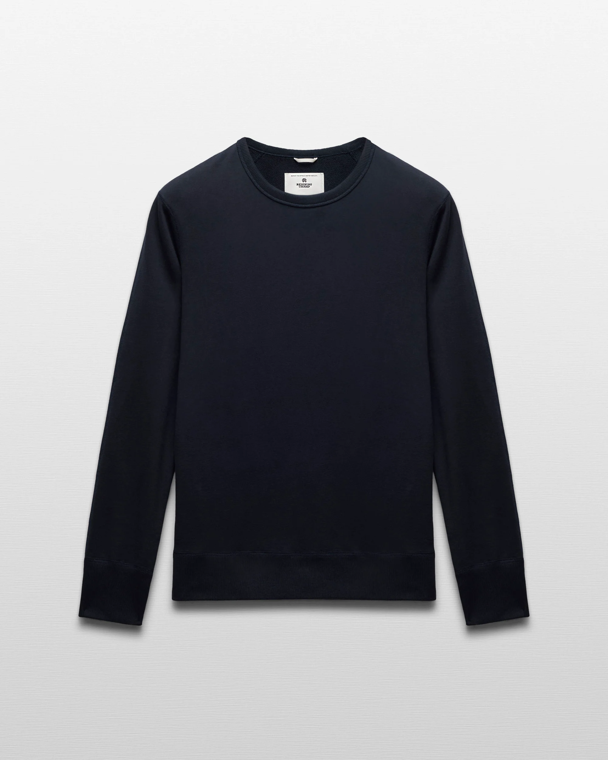 Midweight Terry Slim Crewneck