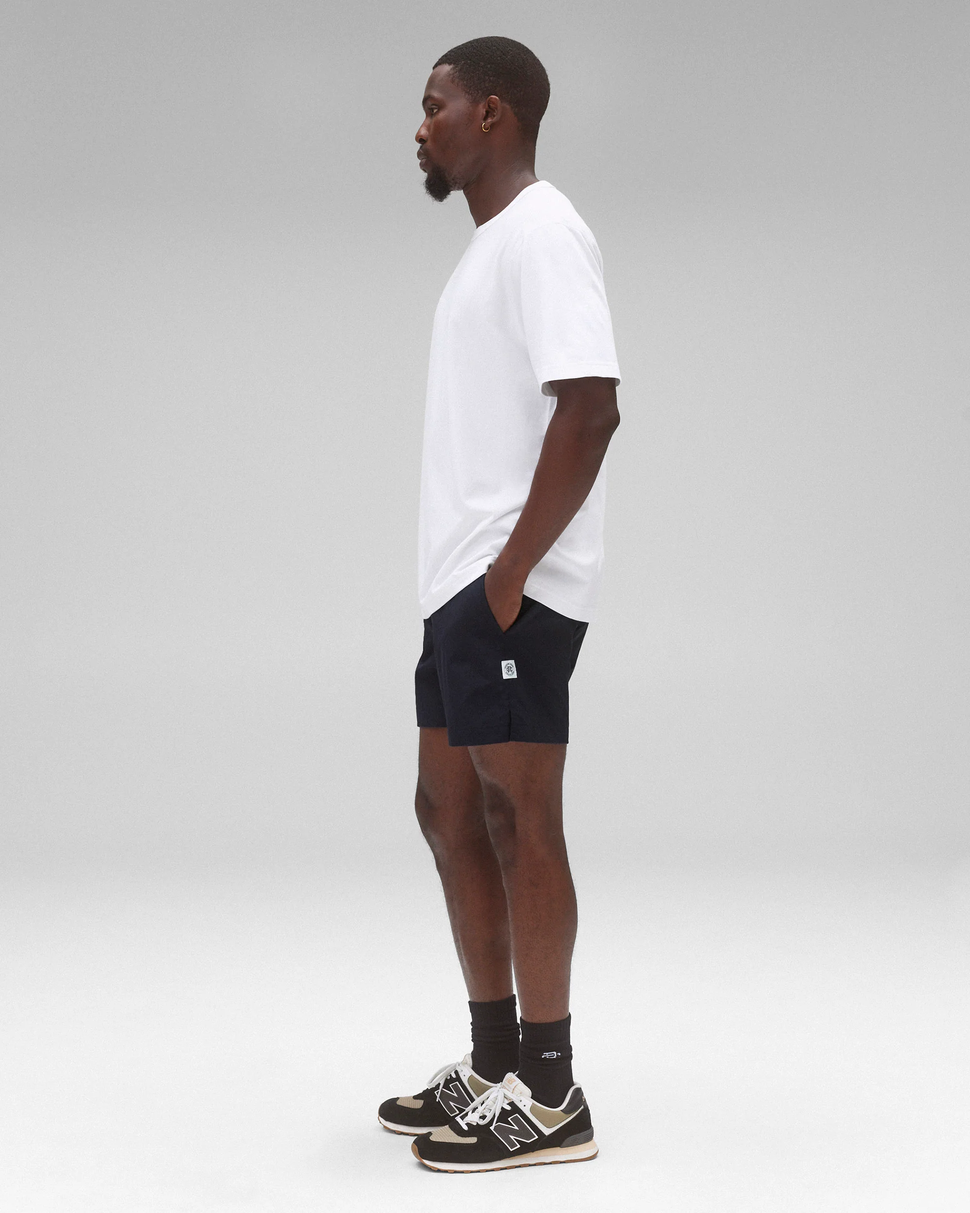 Textured Nylon Deck Slim Short 4.5 - Vault