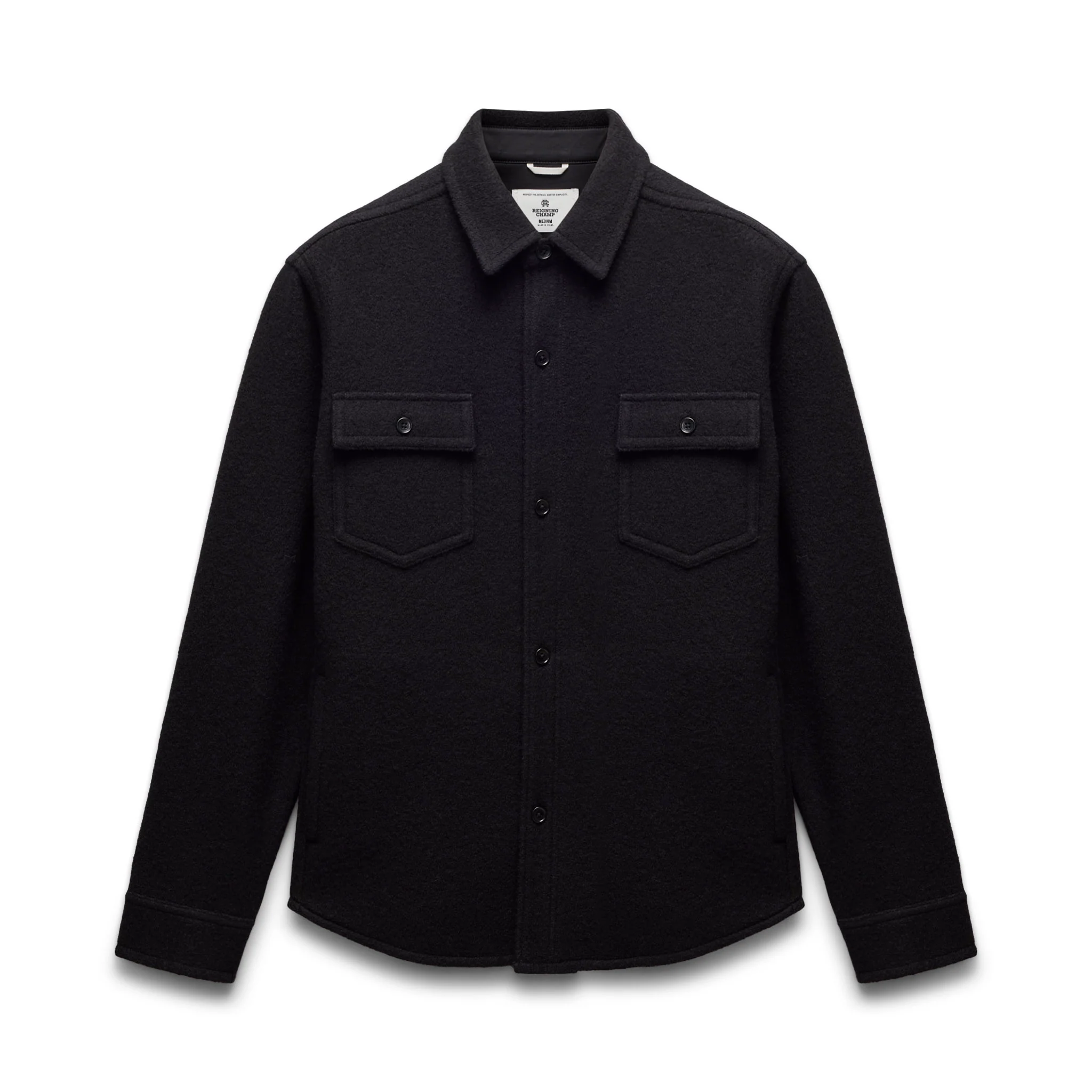 Boiled Wool Warden Overshirt