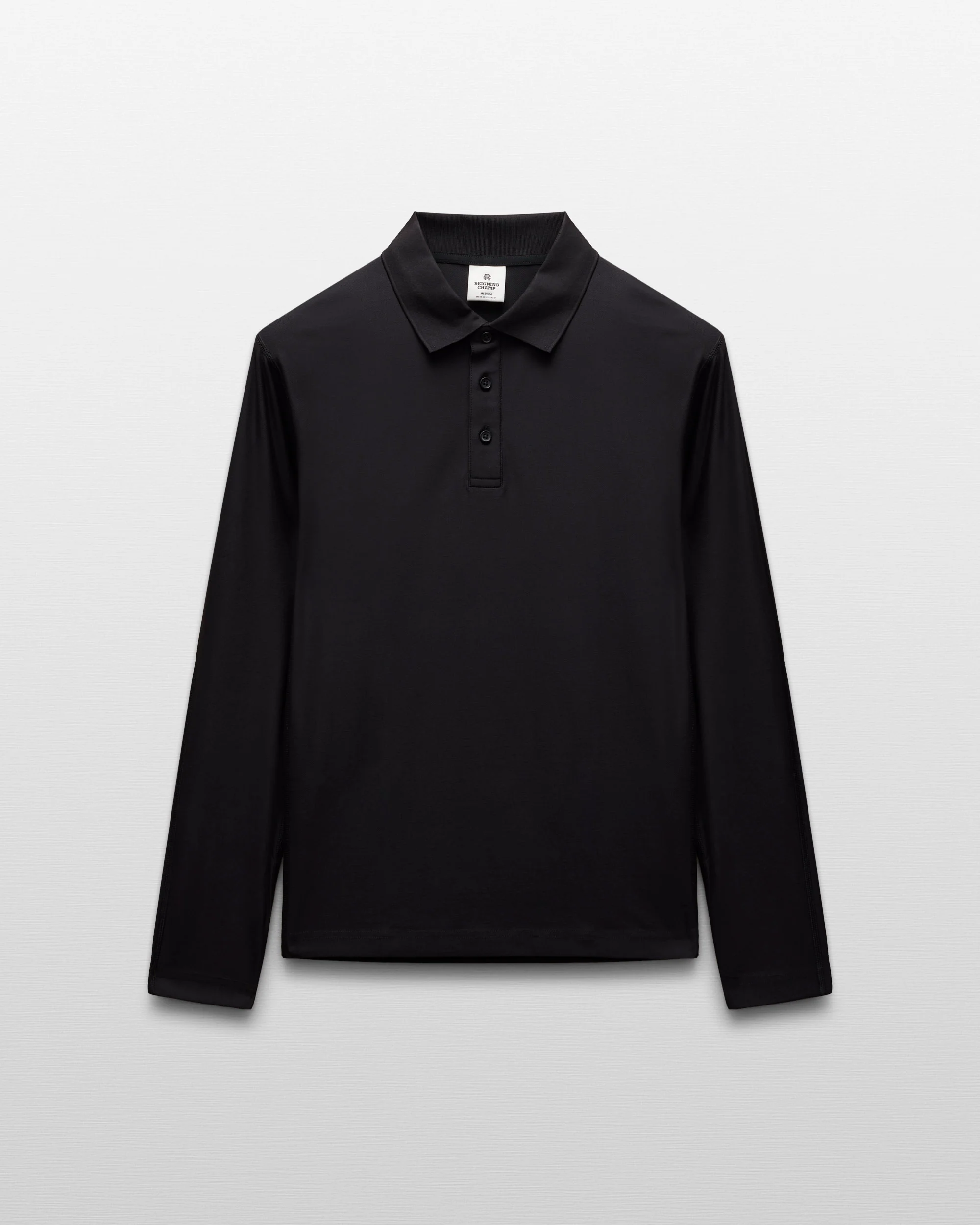 Tech Pique Playoff Standard Long Sleeve Polo