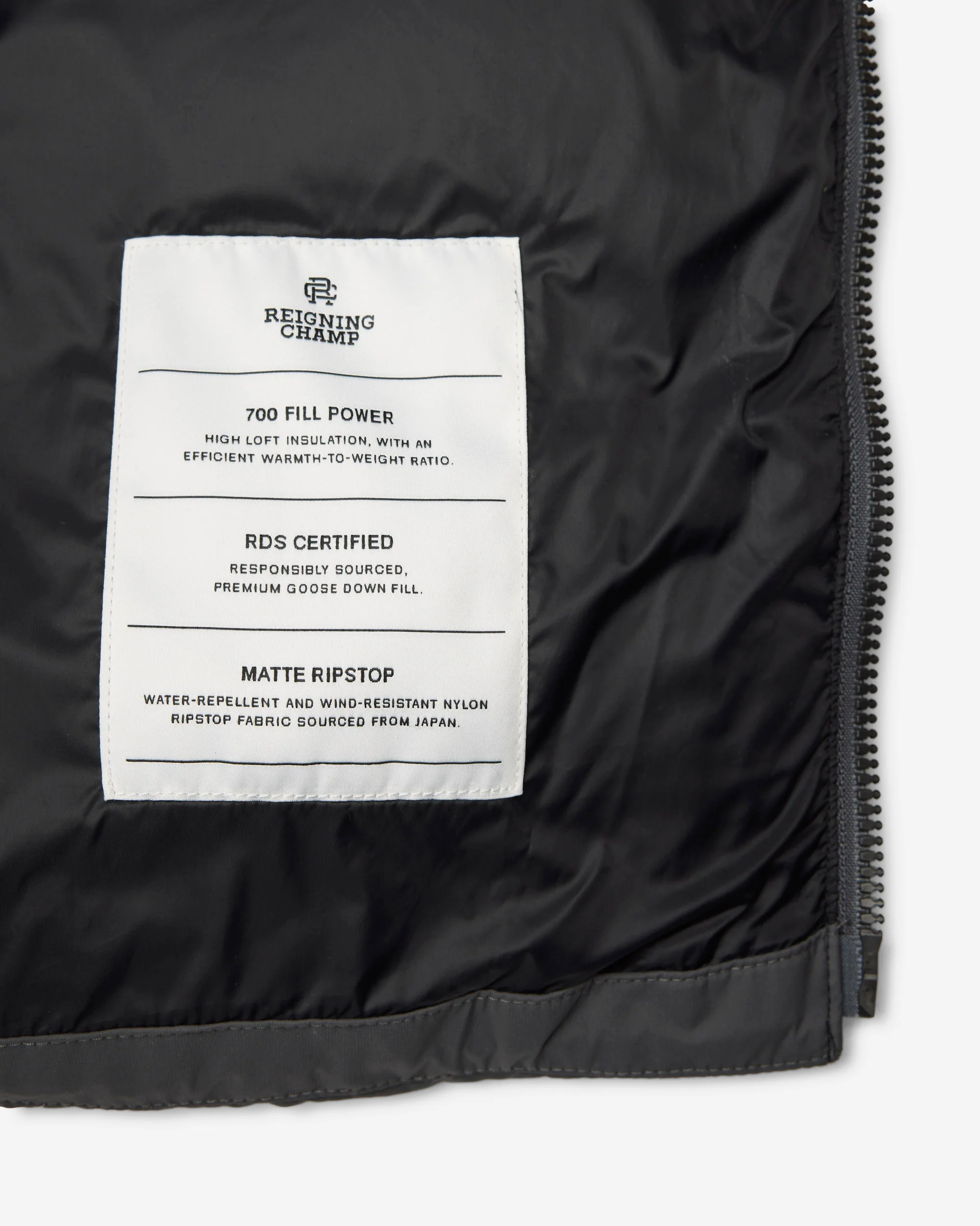 Matte Ripstop Franchise Hooded Down Jacket