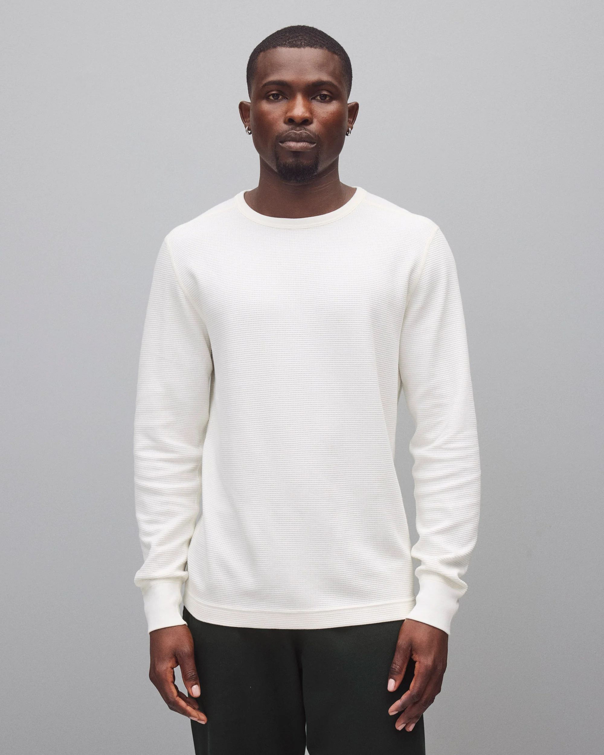 Lightweight Waffle Standard Long Sleeve