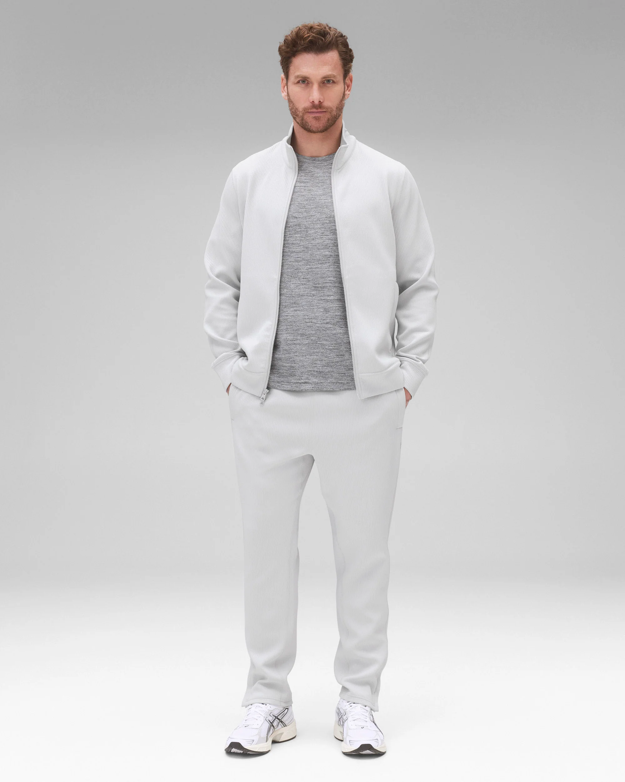 Double Knit Rally Slim Track Jacket