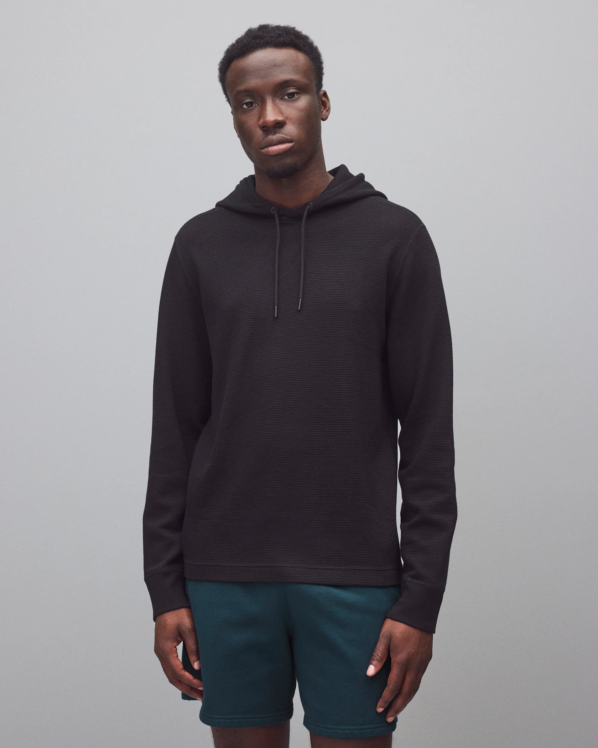 Lightweight Waffle Standard Hoodie